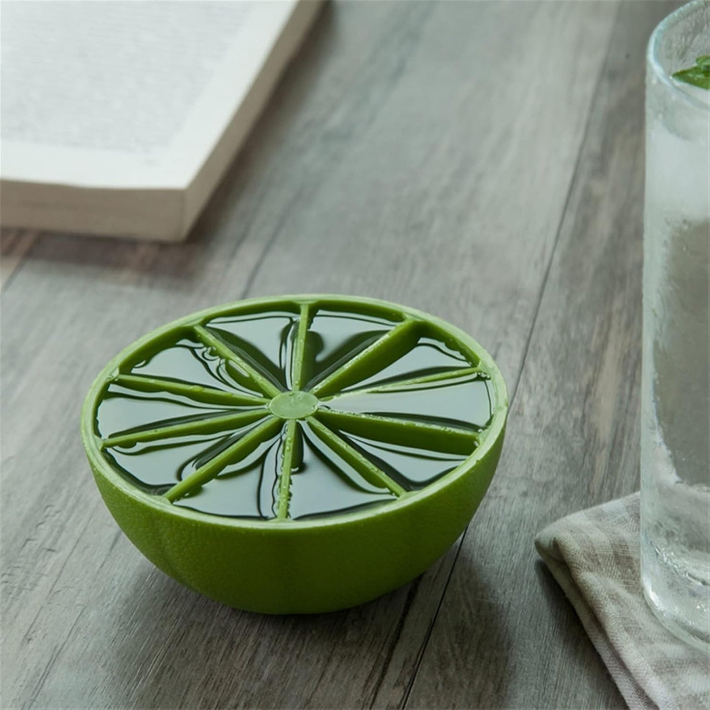 Lemon Shape Flexible Silicone Ice Cube Tray  8-slot Round Ice Mold (1 Pc) - Happy Price - Image 5