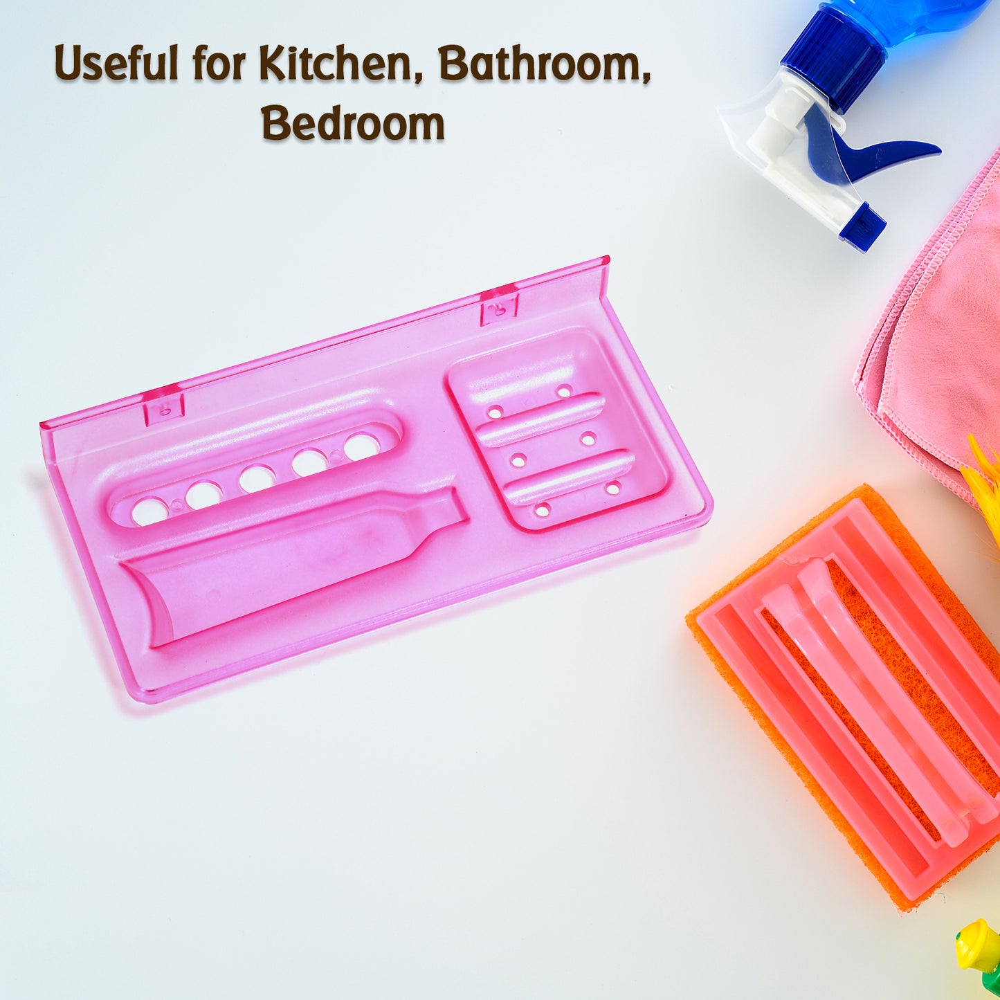 Shop A Wide Range Of Bathroom Ware Products From Pure Source India In This Pack There Coming 3in1 Glass Soap Dish Which Is Suitable To Use On Stand. - Happy Price - Image 4