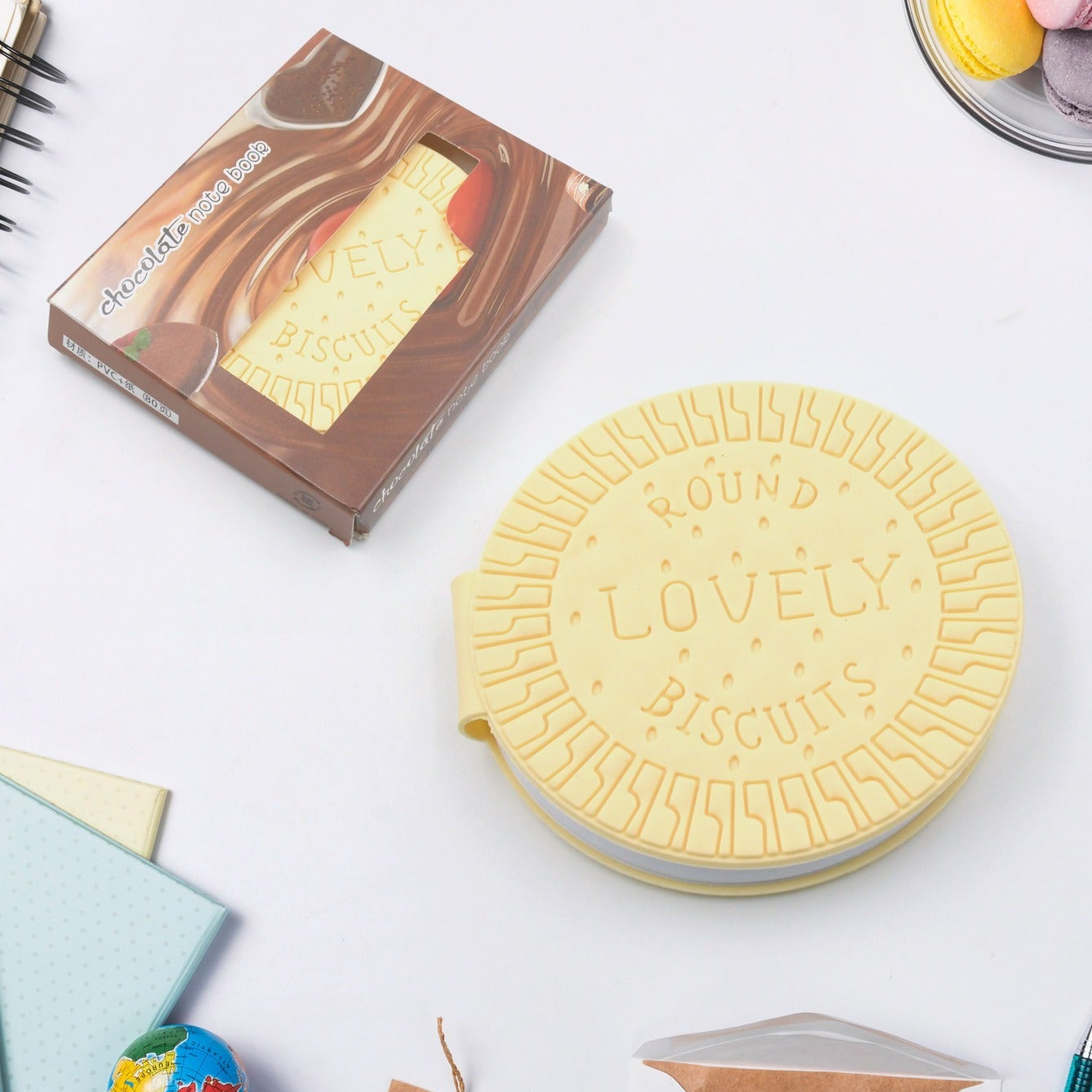 4144 Round Chocolate Diary Notebooks Original Chocolate Smell  Writing Practice Book Early Learning Copybook Premium Chocolate Book ( 1pc Book ) - Happy Price - Image 1