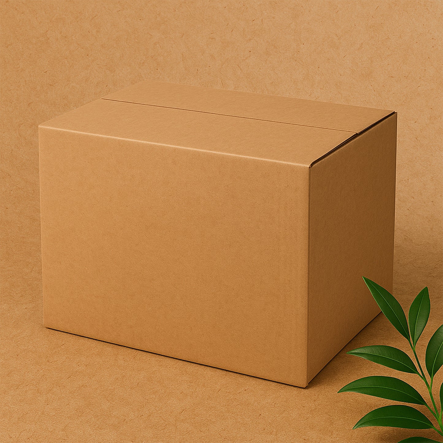 Durable Brown Packaging Box - 22x36x28 cm, 1 Piece