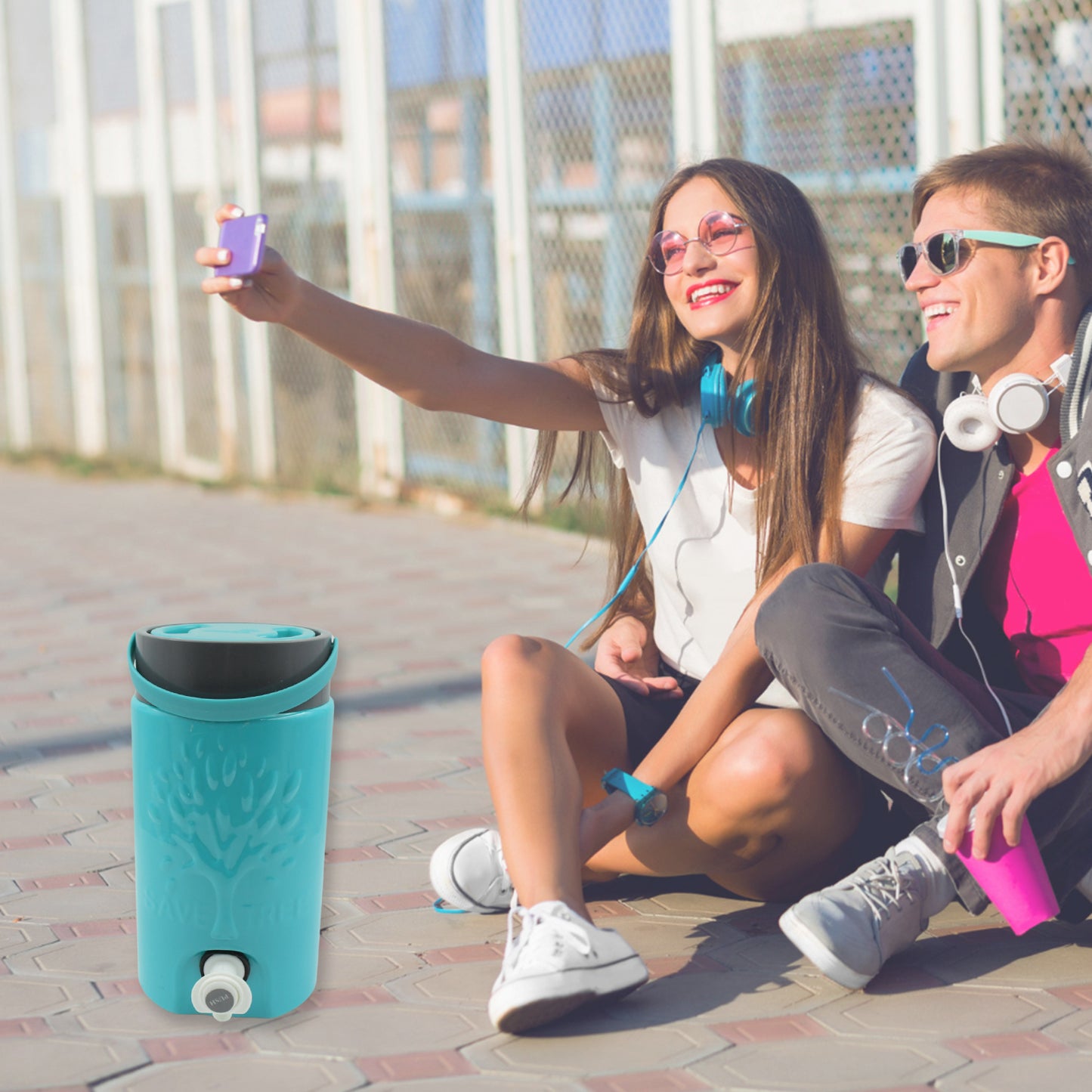 Insulated Plastic Water Rover Jug With A Sturdy Handle Water Jug Camper With Tap Plastic Insulated Water Water Storage Cool Water Storage For Home  Travelling (3000 Ml) - Happy Price - Image 4