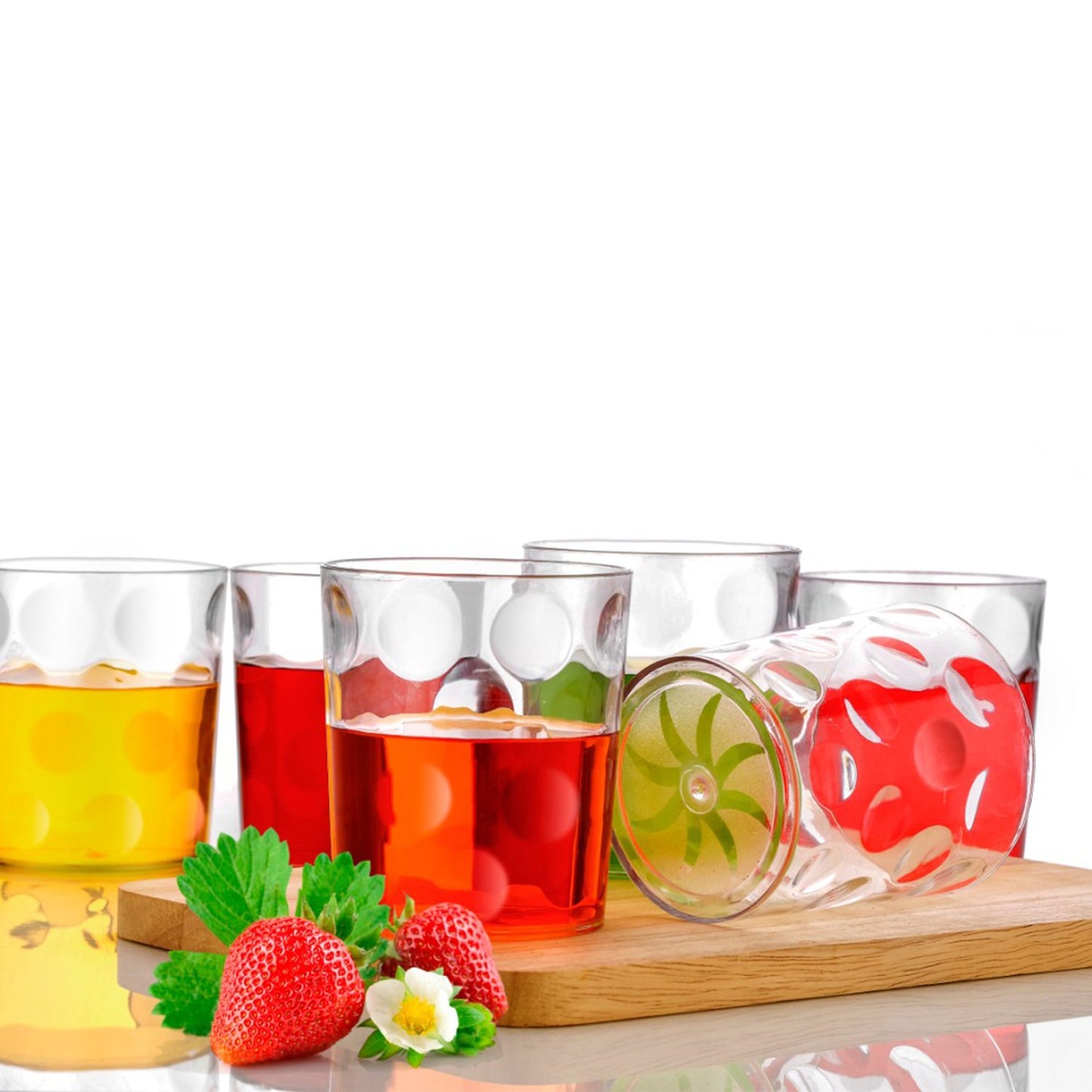 Multi Purpose Unbreakable Drinking Glass (Set Of 6 Pieces) (300ml) - Happy Price - Image 6