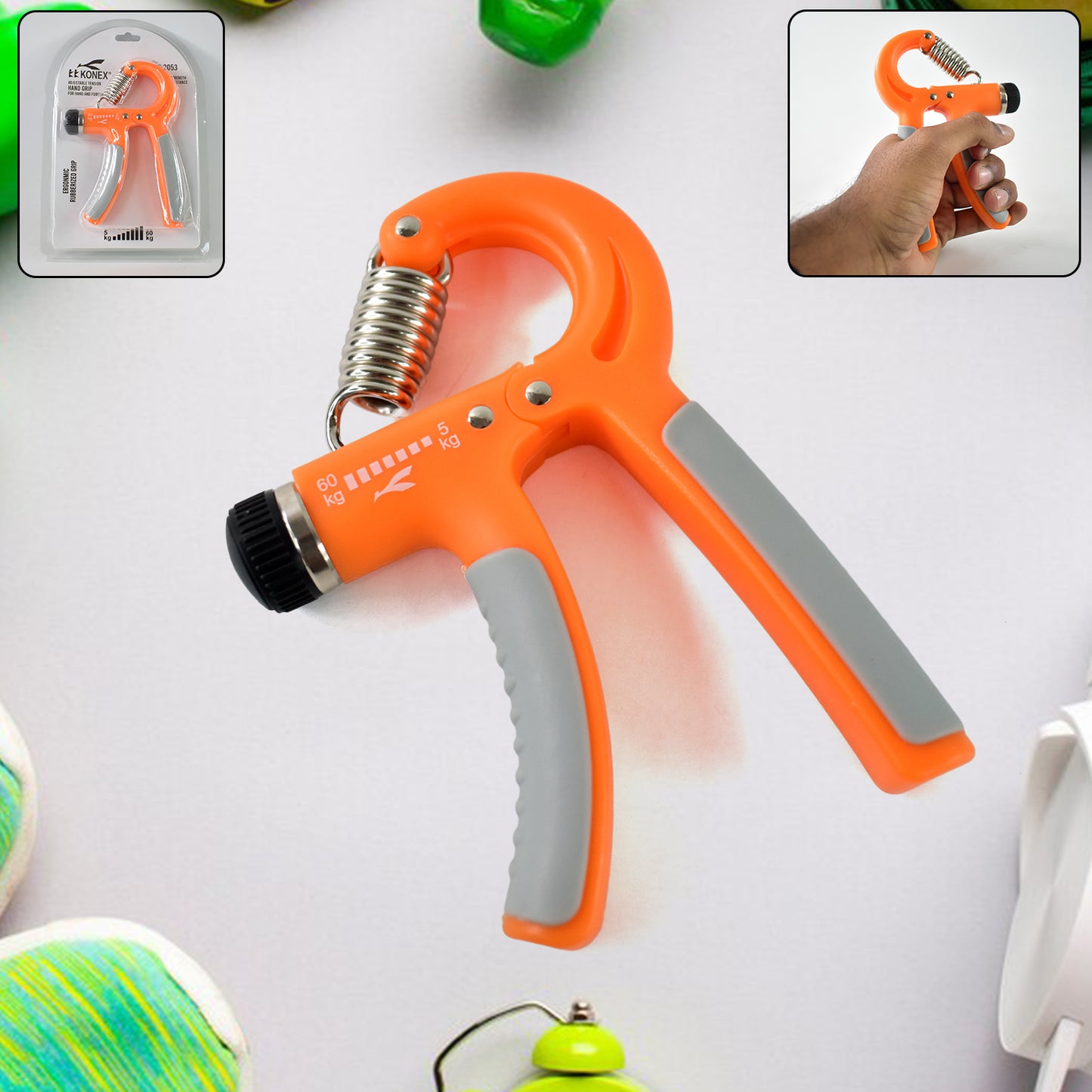 Adjustable Hand Grip Strengthener  5kg To 60kg Resistance (1 Pc) - Happy Price - Image 3