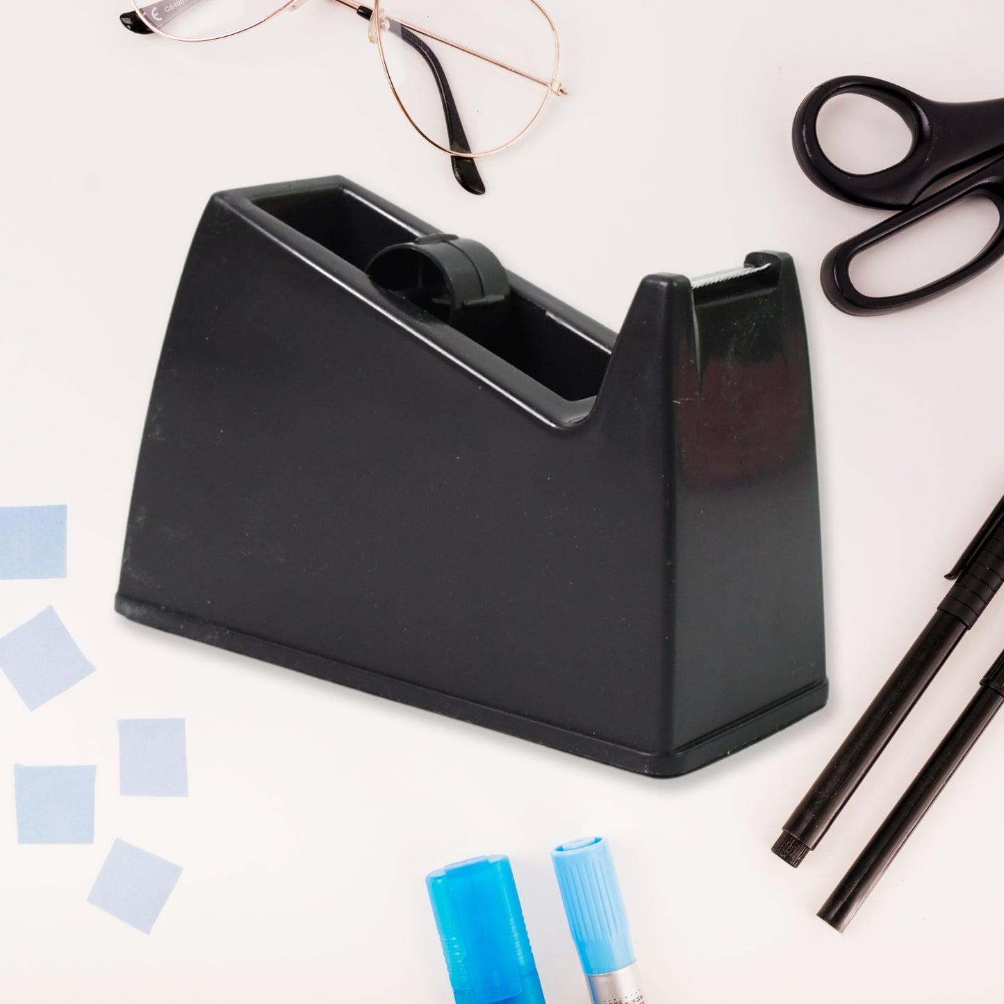 Plastic Tape Dispenser Cutter For Home Office Use (1 Pc  Big) - Happy Price - Image 3