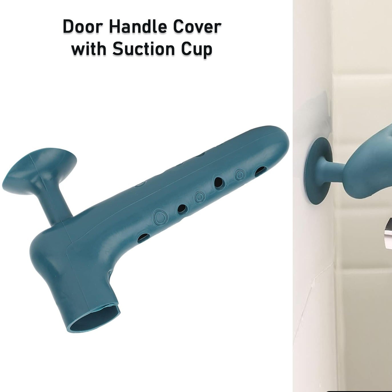 Silicone Door Handle Cover With Suction Cup (1 Pc) - Happy Price - Image 1