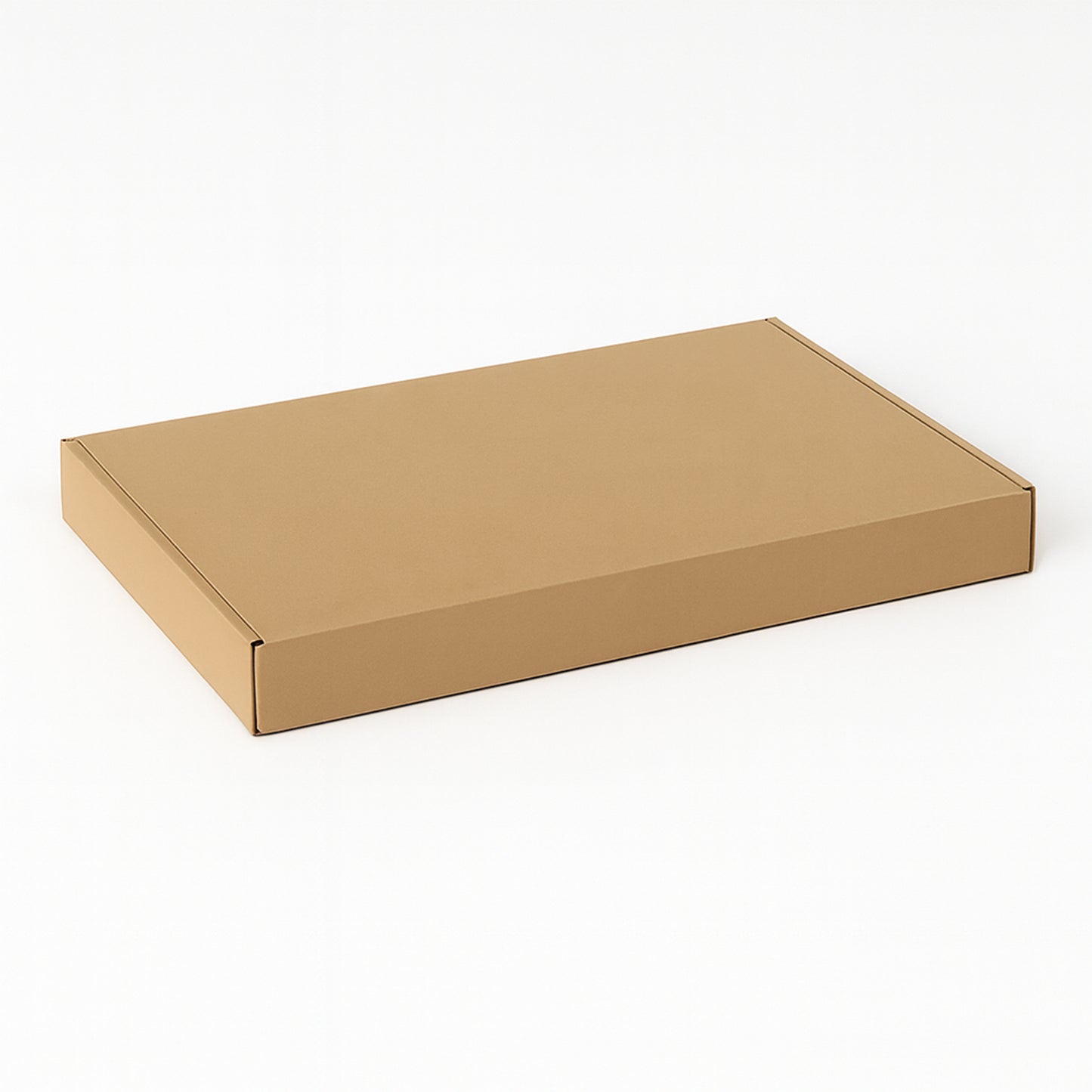 Durable Brown Corrugated Box for Secure Packaging - 61x42x7 cm, 1 Pc