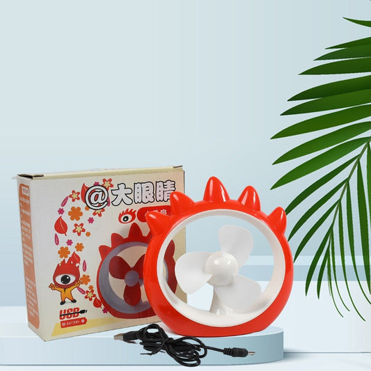 Mini Desktop Fan Rechargeable Table Fan Handheld Fan Usb Fan Desk Fan Cooling Fan For Home  Office  Car  Multi Use Fan (Battery Not Include) - Happy Price - Image 1