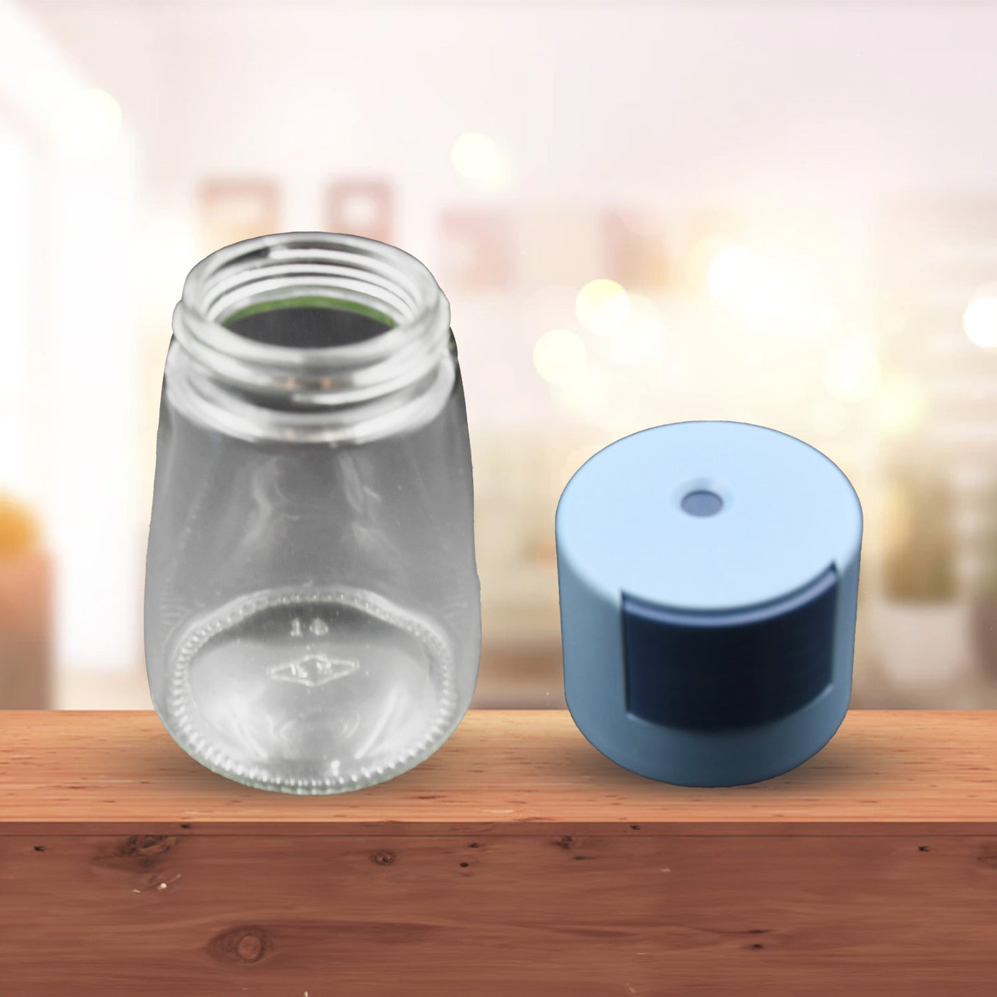 Galss Salt Bottle Salt Dispenser Glass Salt Shaker Pack Of 4 Seasoning Shaker Precise Quantitative 0.5g For Home Cooking Picnic Camping Ration Salt Shakers - Happy Price - Image 6