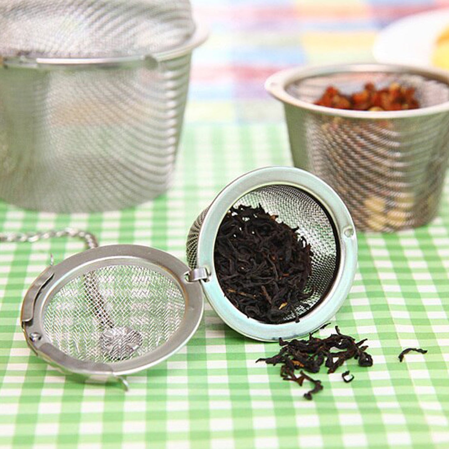 Stainless Steel Tea Strainer for Home & Office Kitchen - Happy Price - Image 2