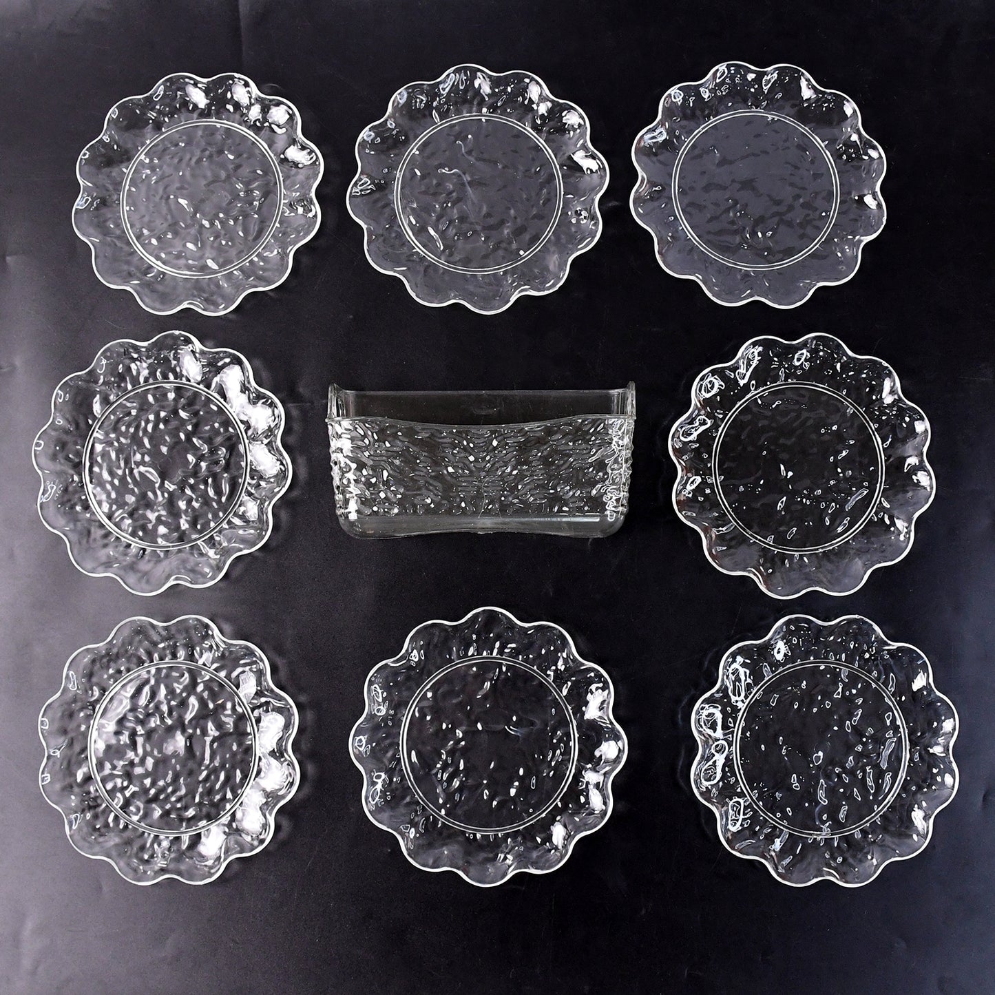 9 In 1 Plastic Bowl With Serving Tray  Plates Set - Happy Price - Image 4