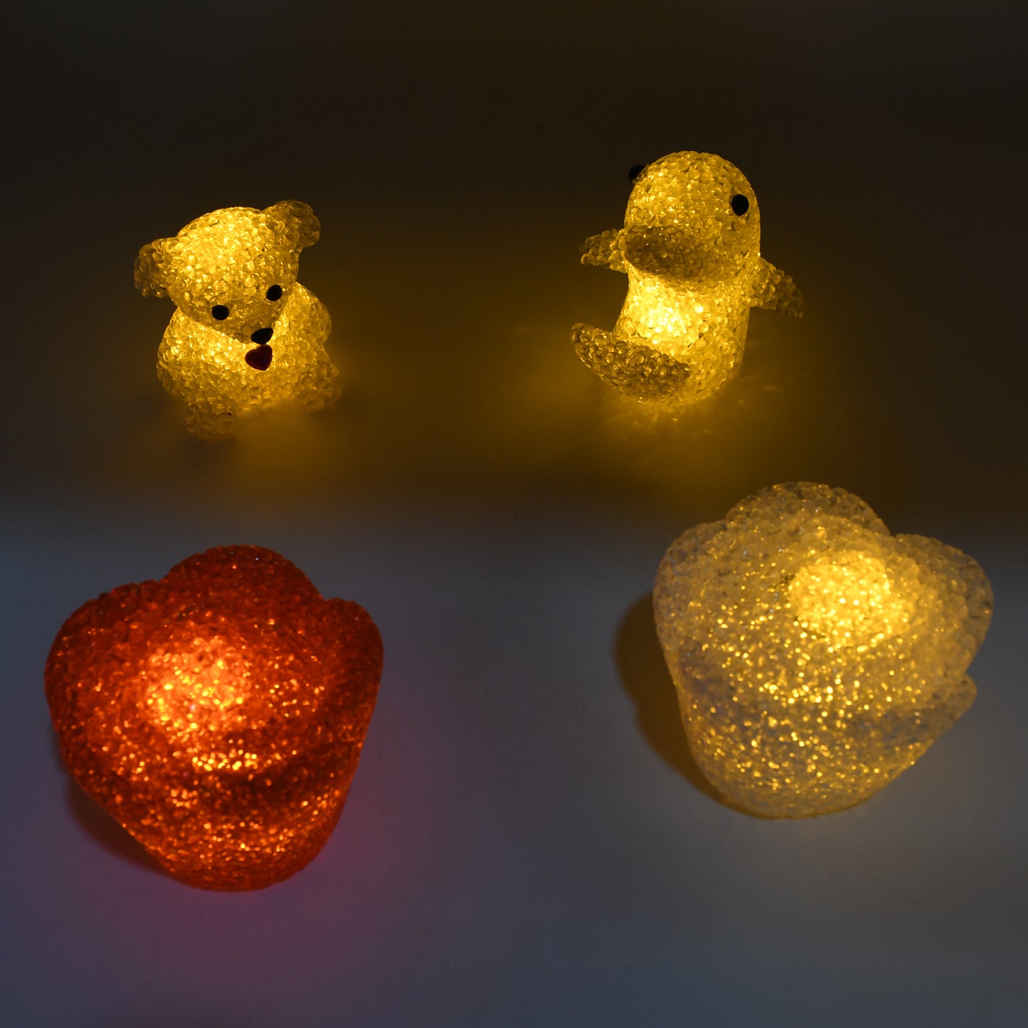 a Mix Design Multi Shape Small Light Lamps Led Shape Crystal Night Light Lamp (1 Pc ) - Happy Price - Image 7