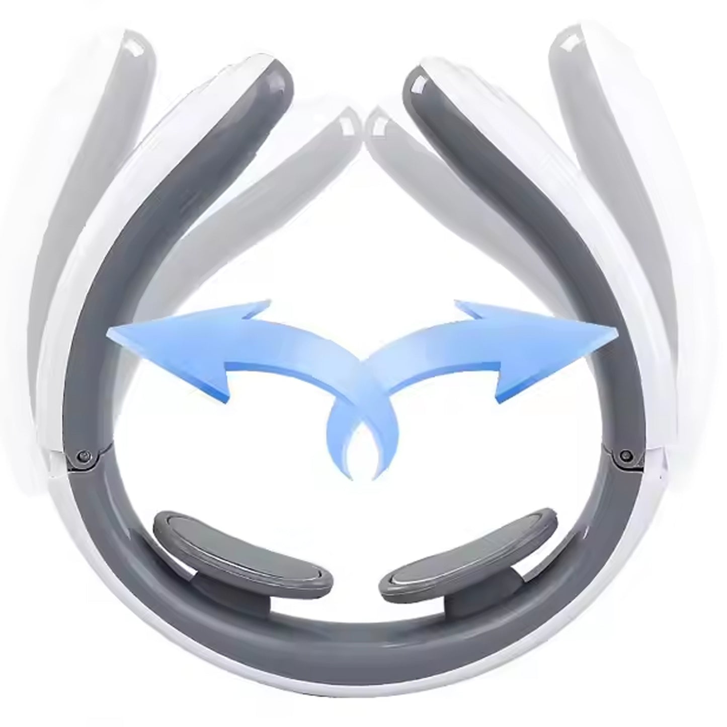 2 Heads Smart Electric Neck And Back Pulse Massager (1 Pc  Mix Design) - Happy Price - Image 3