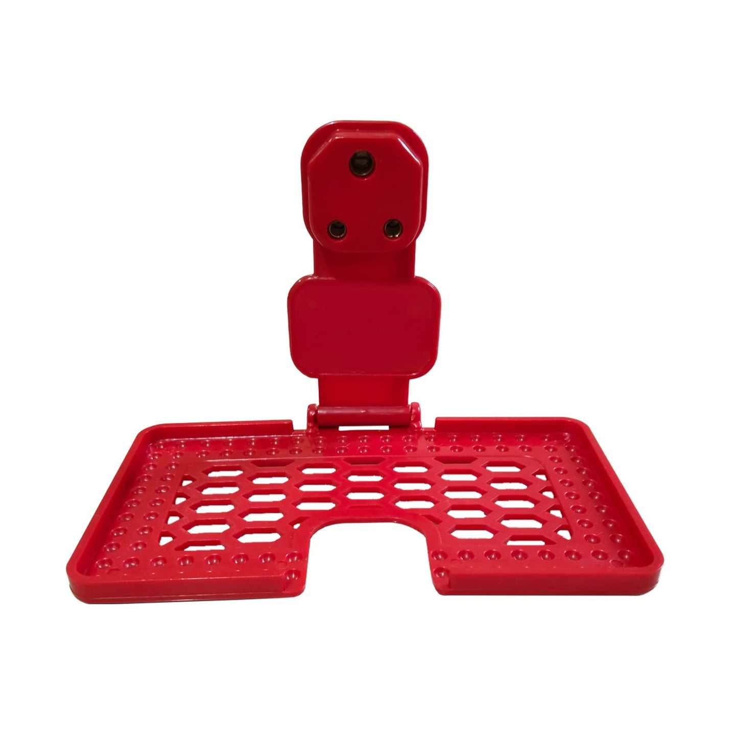 Multi-purpose Wall Holder Stand For Charging Mobile Just Fit In Socket And Hang (Red) - Happy Price - Image 6