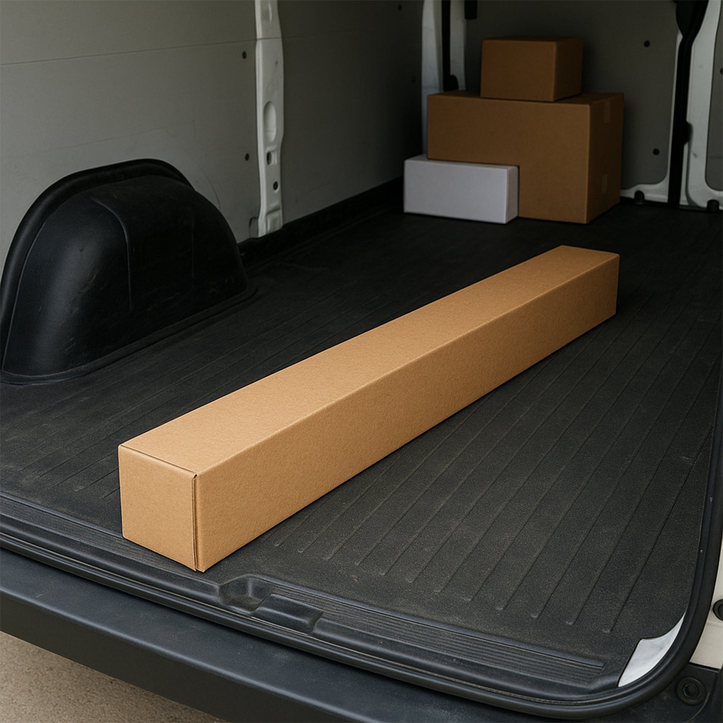 Heavy Duty Brown Packaging Box for Shipping & Storage - 54x10x5 cm, 1 Pc