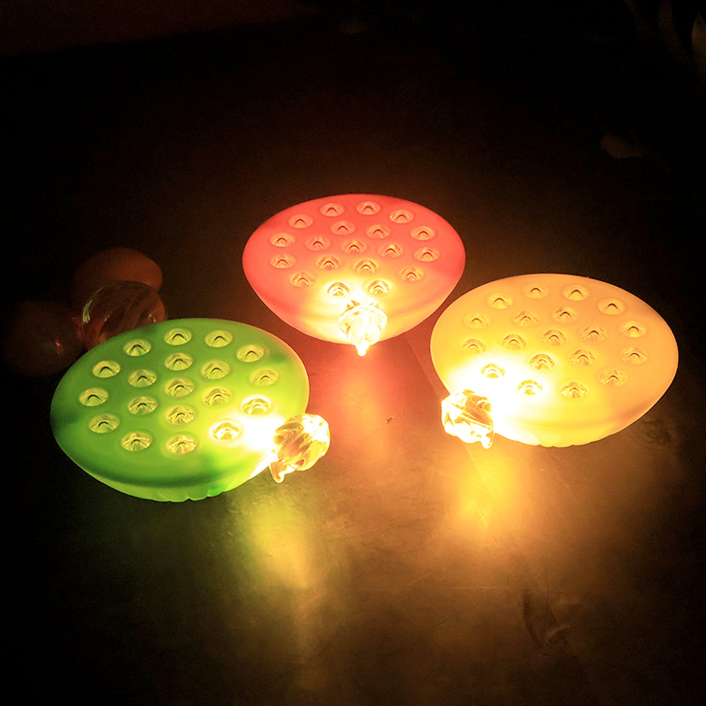 Set of 12 Multicolor Lotus Canopy LED Lamps for Festive Decor - Happy Price - Image 4