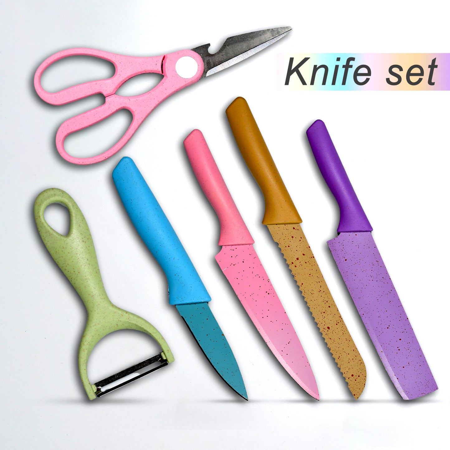 Corrugated 6pc Kitchen Knife Set Professional Box Knife Set 6 Piece Forged Kitchen Knives With Box. - Happy Price - Image 7