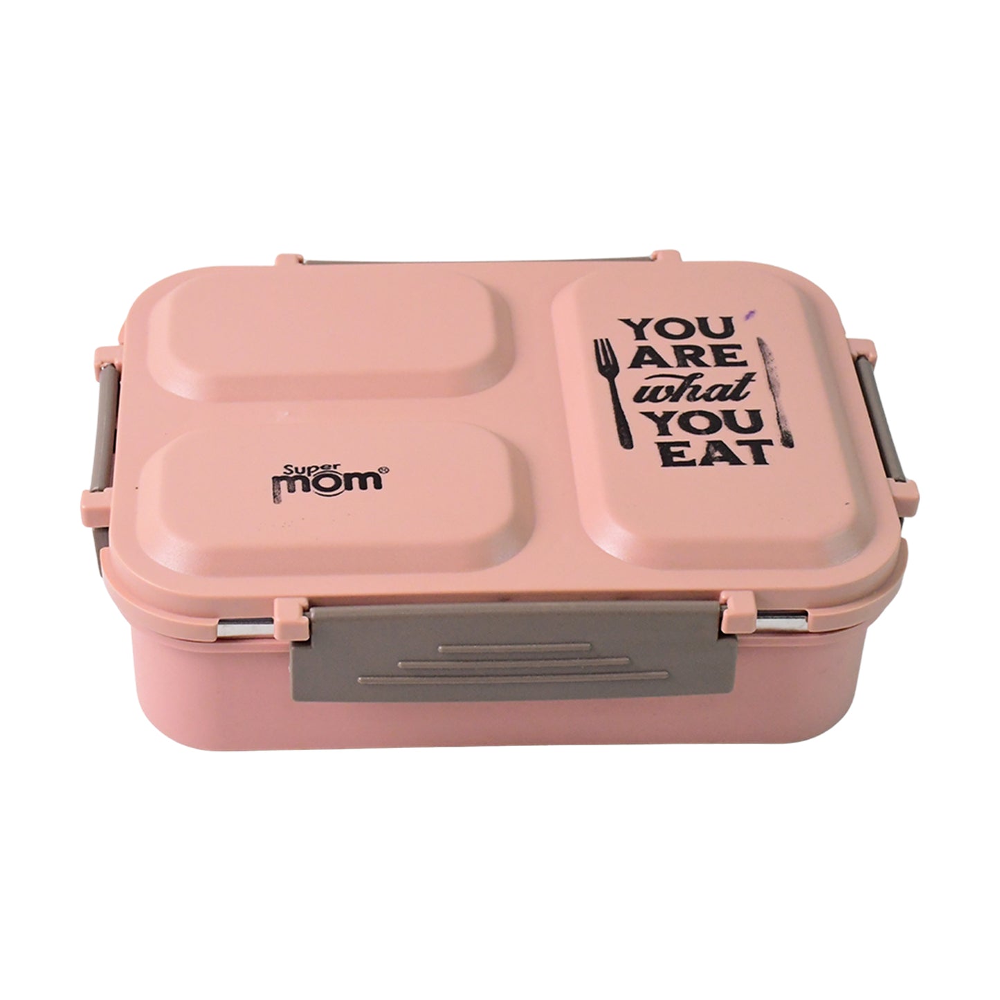 Premium 3-Partition Stainless Steel Lunch Box (1 Pc) - Leak-Proof Tiffin for Office & School - Happy Price - Image 4