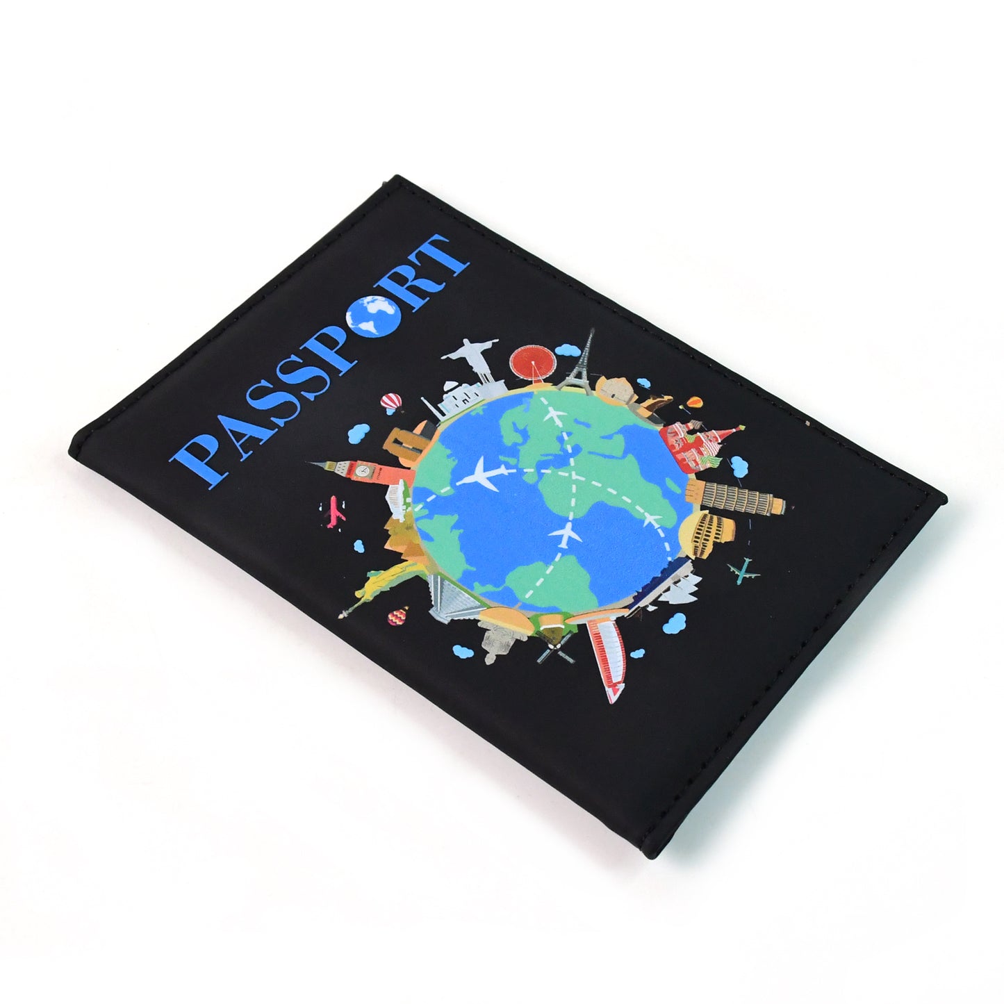 Printed Passport Holder Cover (1 Pc) - Travel Document Organizer
