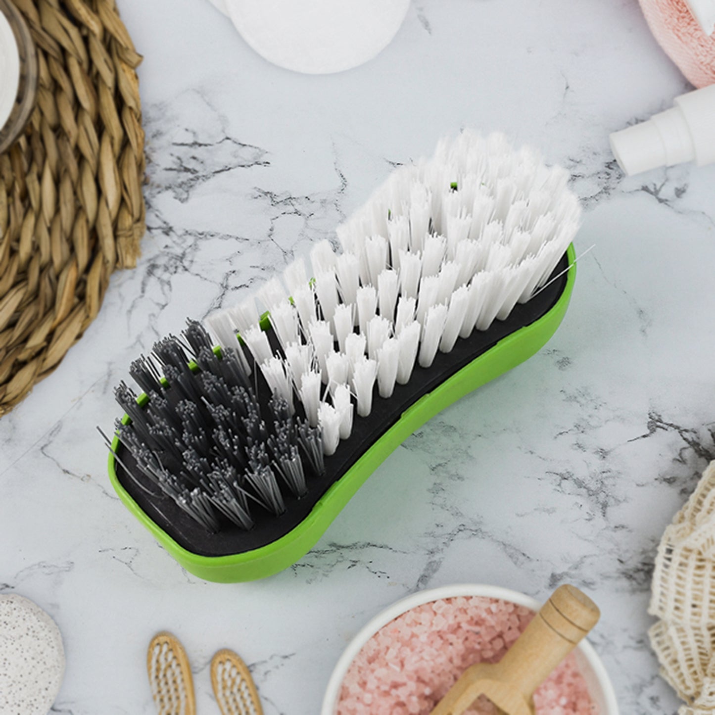 Pro Clean Multi-purpose Cloth Washing Brush With Plastic Handle (1 Pc) - Happy Price - Image 4