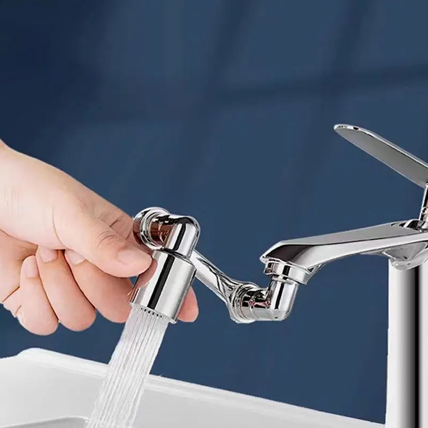 Flexible Faucet Splash Head Extender Aerator Universal Splash Filter Faucet Sprayer (1 Set) - Happy Price - Image 4