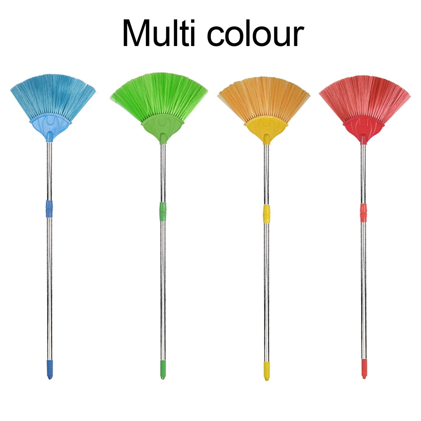 Broom With Long Stainless Steel Rod And Extendable Cobweb Cleaner Stick - Happy Price - Image 3