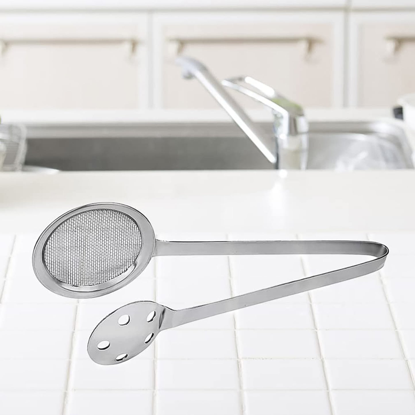 Apex Stainless Steel Skimmer Serving Tong - Happy Price - Image 6