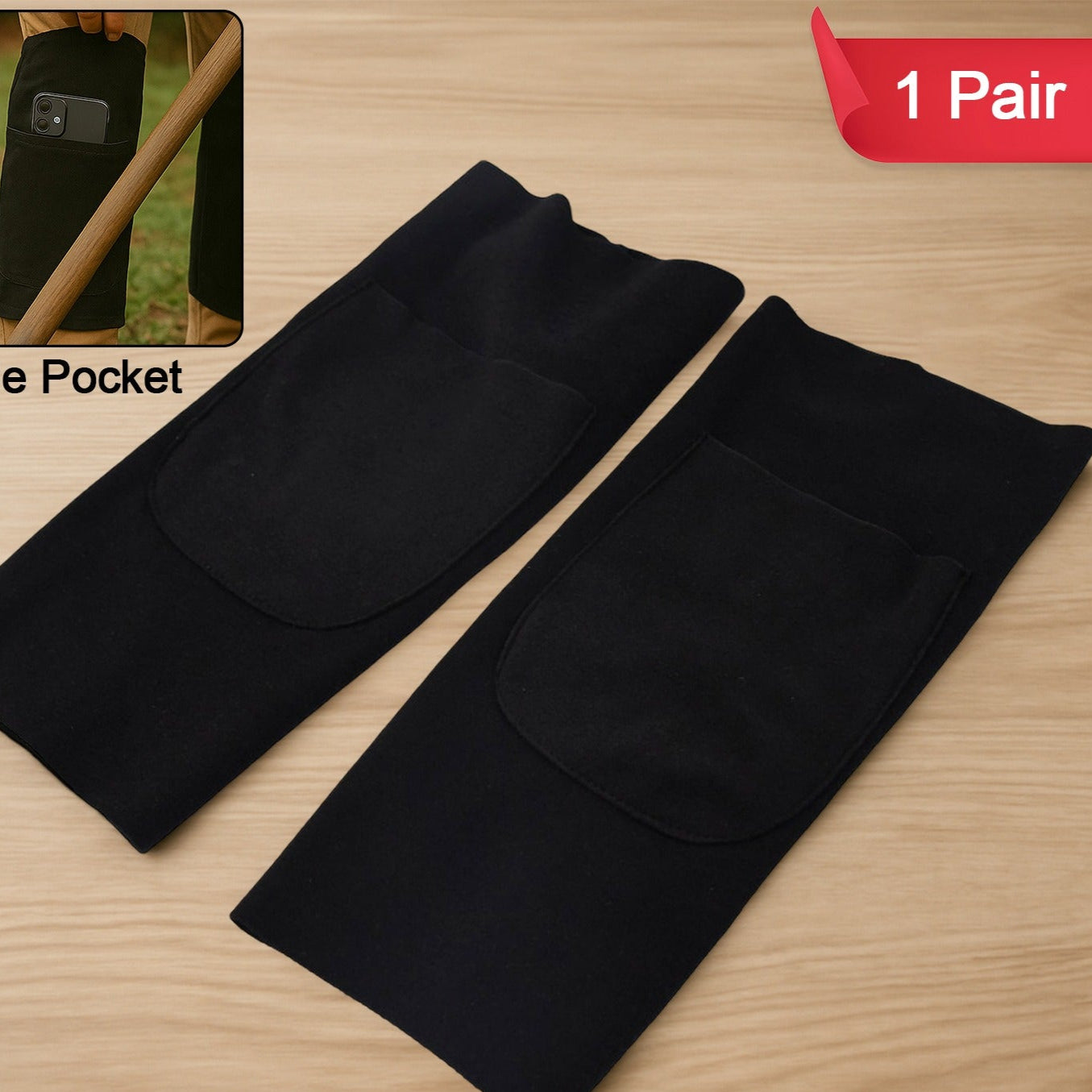 Protective Arm Sleeves With Elbow Padding  1 Pair Safety Work Arm Cover - Happy Price - Image 1