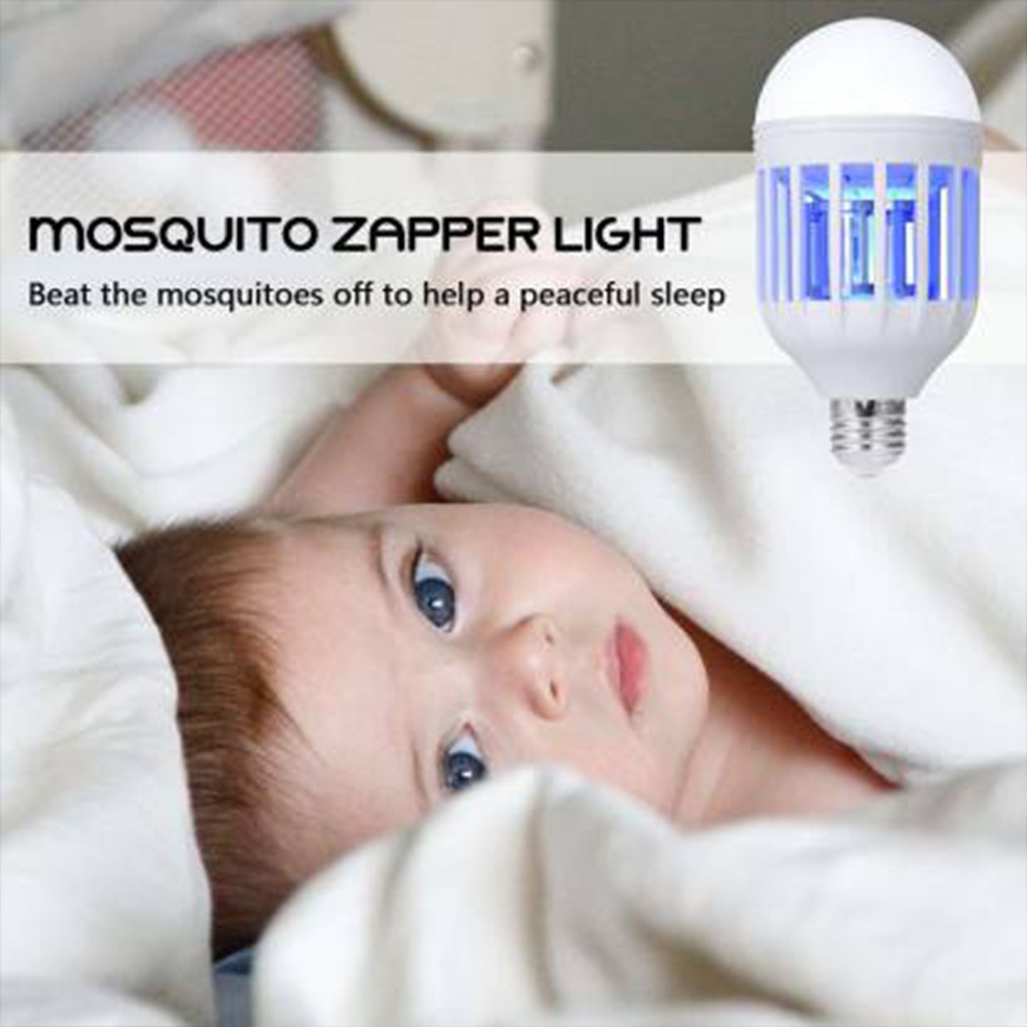 12W/15W LED Mosquito Killer Bulb with E27 Base