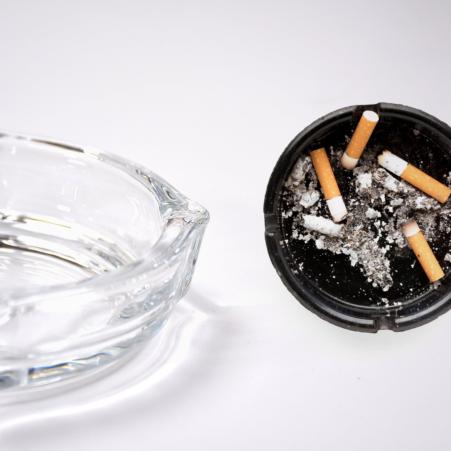 Glass Brunswick Crystal Quality Cigar Cigarette Ashtray Round Tabletop For Home Office Indoor Outdoor Home Decor - Happy Price - Image 6