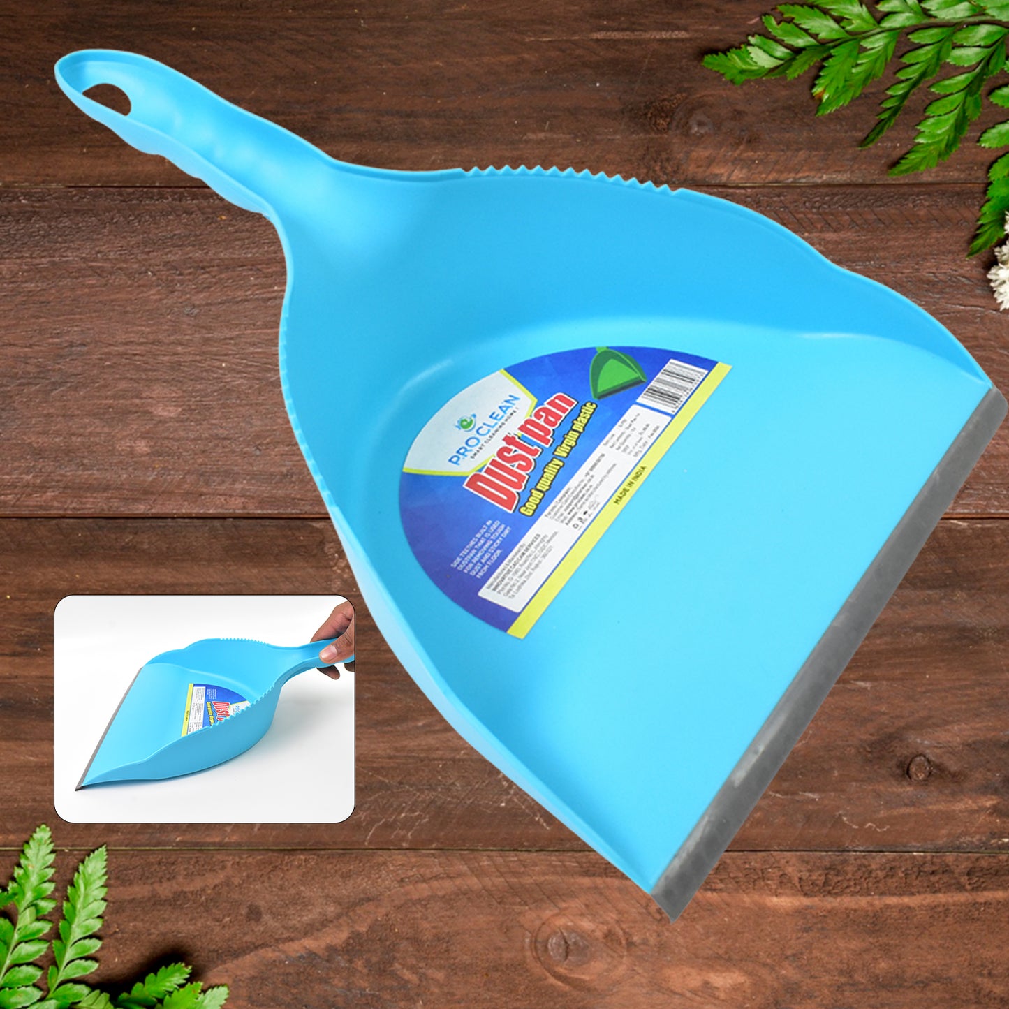 Heavy Plastic Dustpan With Handle (1 Pc) - Happy Price - Image 2
