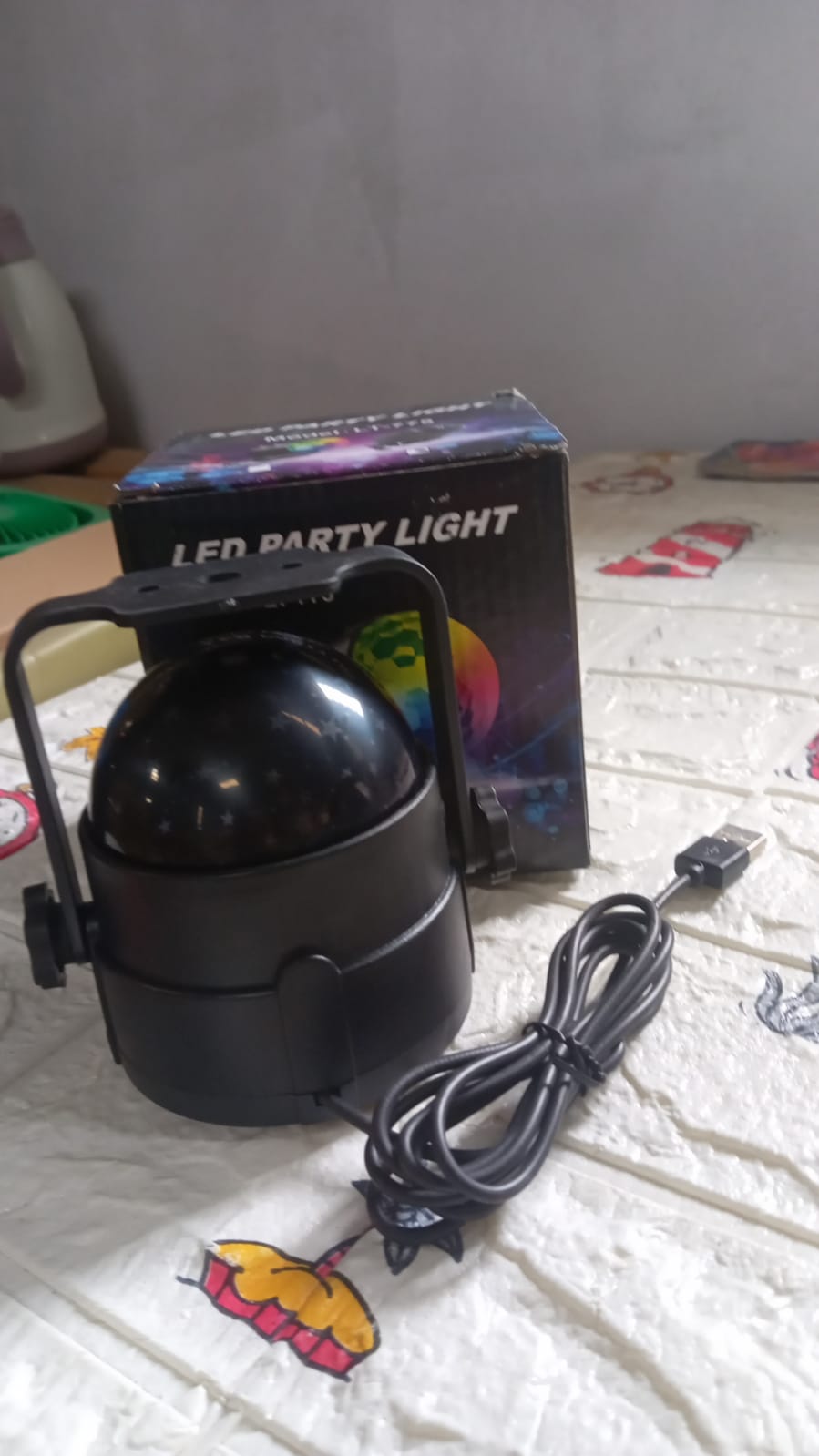 Dj Light Party Disco Light For Home Party Led Disco Ball Colors Pattern  Modes Dancing Light For Room Rotating Bulb Magic Lights For Diwali Wedding Holiday Party Party Gift Kids Birthday - Happy Price - Image 7