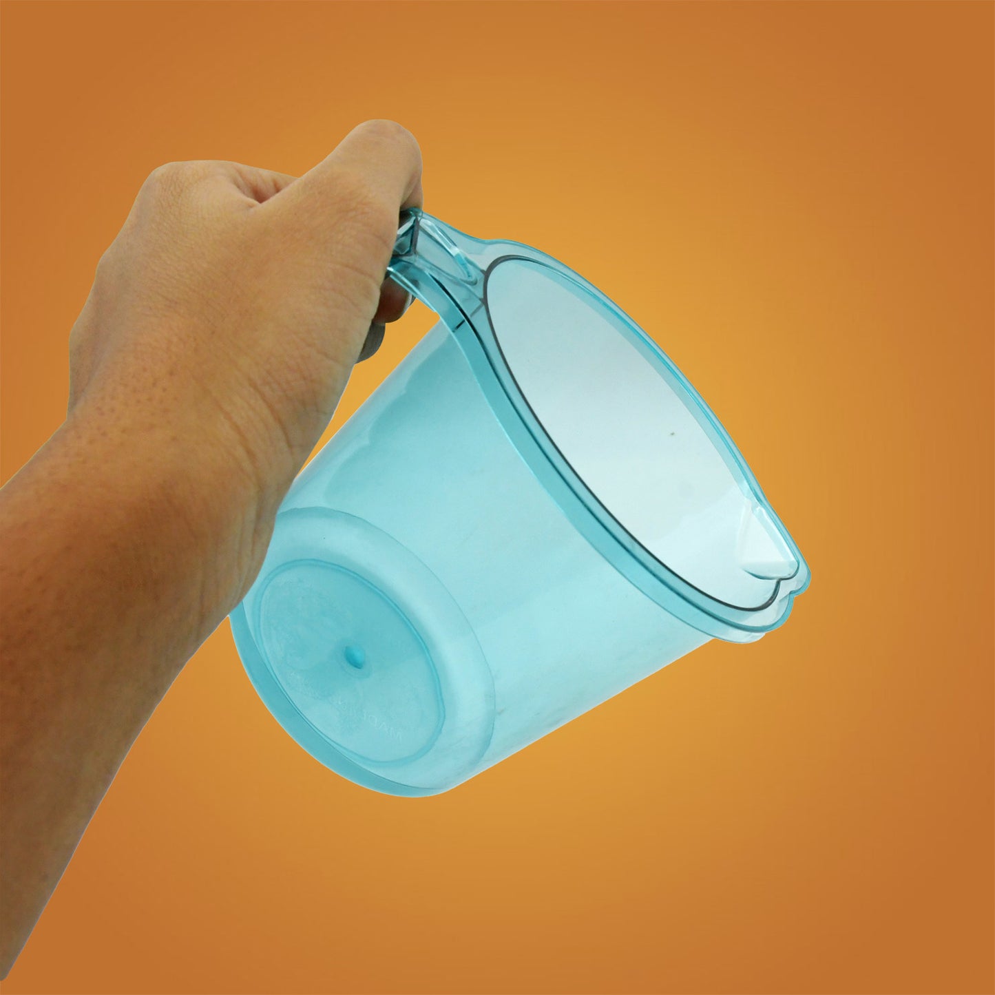 Durable Plastic Bathroom Mug - 1 Litre Capacity, PP Material, Assorted Colors (1 Pc) - Happy Price - Image 3