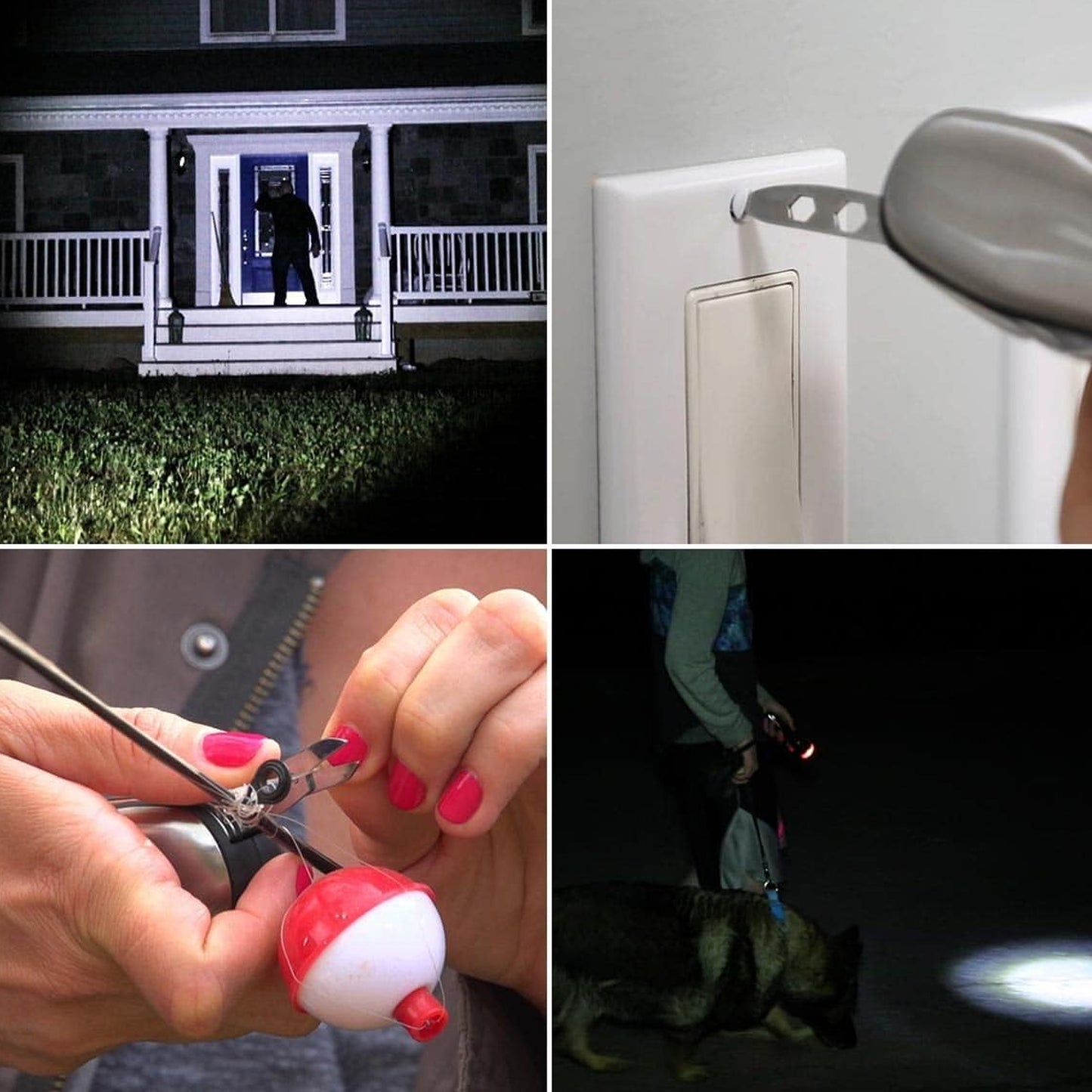 Battery Operated Multi Tool Led Flashlight All In One Tool Light (1 Pc  Battery Not Included) - Happy Price - Image 3