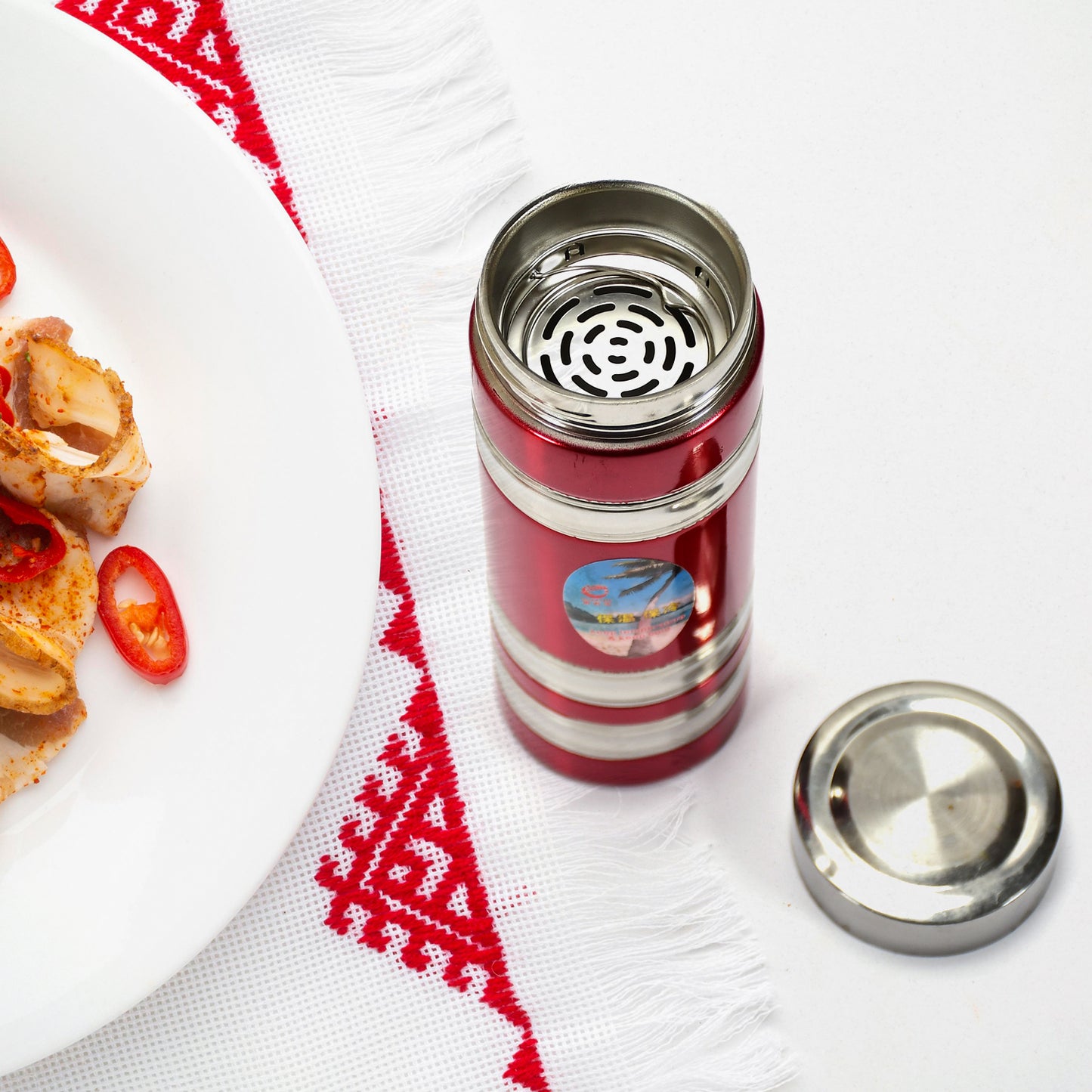 Mini Stainless Steel Water Bottle Bottle 380ml For School   Home Use - Happy Price - Image 5