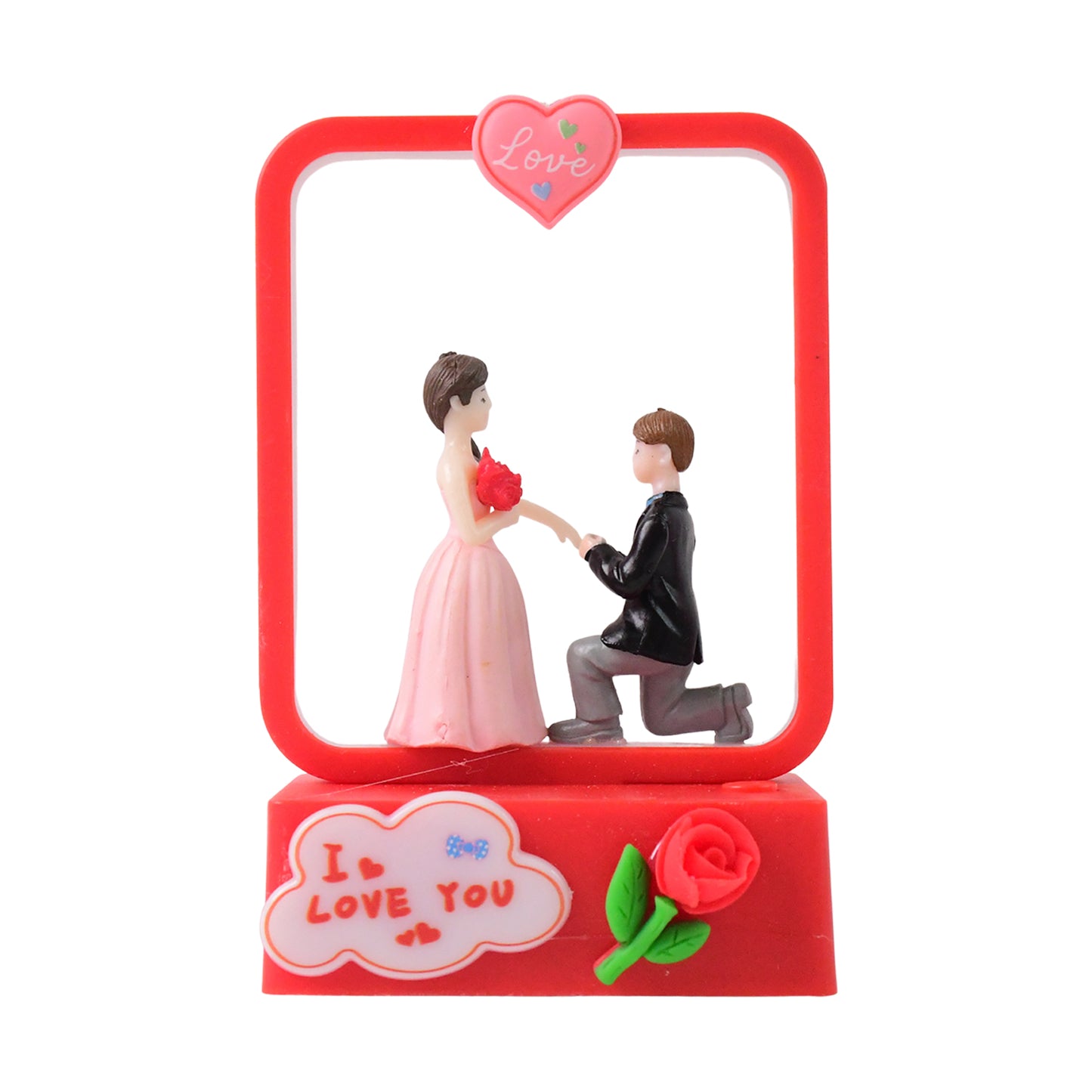 LED Love Couple Night Lamp Showpiece - Romantic Home Decor (1 Pc)