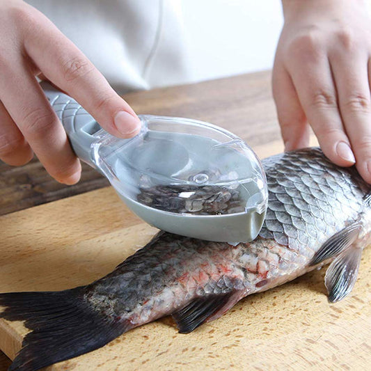 Fish Scale Scraper Skin Peeler Fish Tools Kitchen Gadget - Happy Price - Image 1