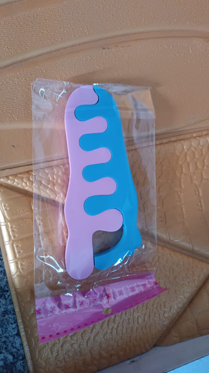 Soft Sponge Toe Separators for Pedicure & Nail Art - 1 Pair