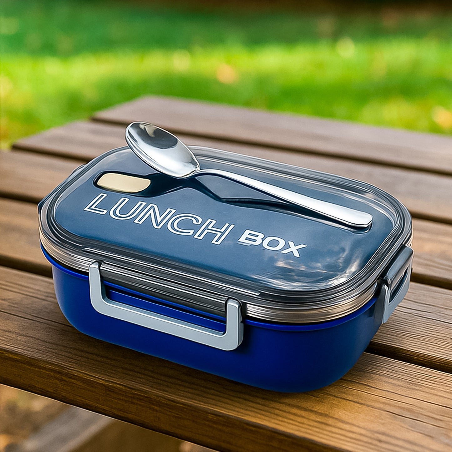 Home Chef Premium Airtight Steel Lunch Box - Happy Price - Image 4