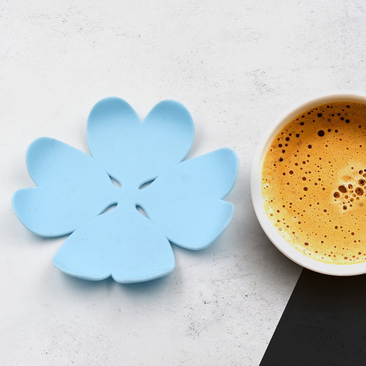 Heat Resistant Coasters For Type Of Glasses Mugs Coffee Coaster With Durable Plastic Material For Glass  Cup Kitchendining Table Beautiful Plastic Coasters Coffee Mugs Glasses (6 Pc Set) - Happy Price - Image 2