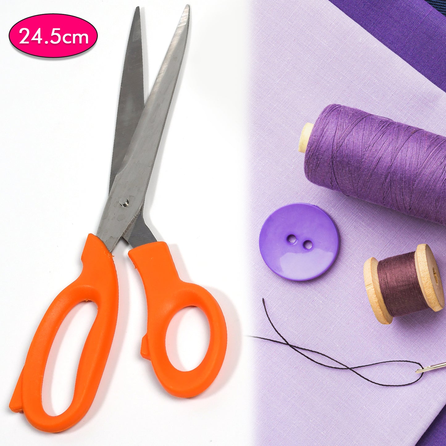 Tailor Scissors And Measuring Tape High Quality Scissor With Flexible Measuring Tape For Tailor  Home Use Scissor - Happy Price - Image 4
