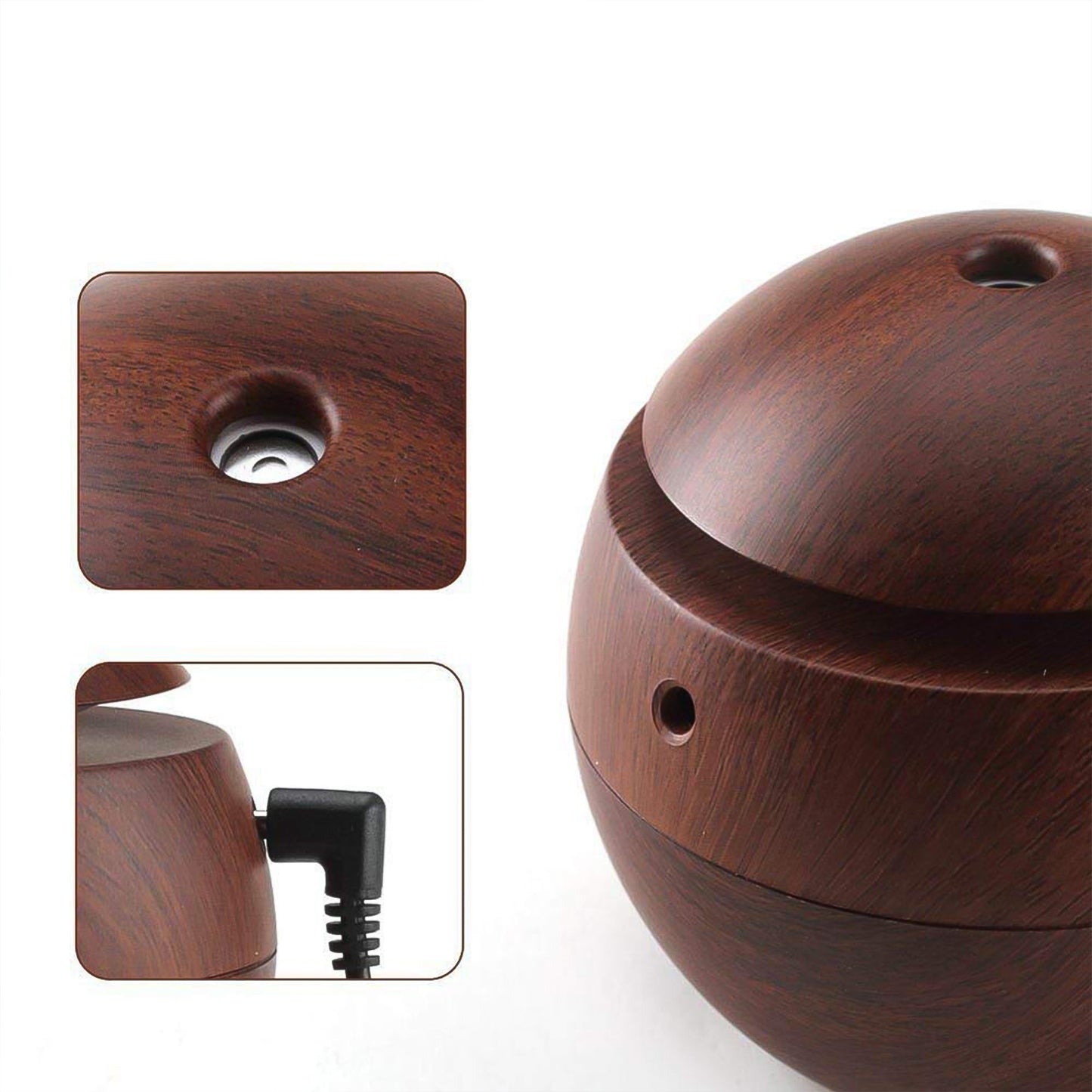 Ultrasonic Aromatherapy Humidifier Usb Desktop (130 Ml  1 Pc) - Happy Price - Image 4