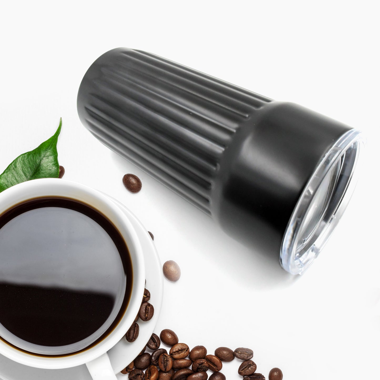 Stainless Steel Vacuum Insulated  Insulated Coffee Cups Travel Mug Car Coffee Mug With Lid Reusable Thermal Cup For Coffee Car Travel Beach Camping Hiking Hunting Fishing Drinks Coffee Tea (1 Pc) - Happy Price - Image 3