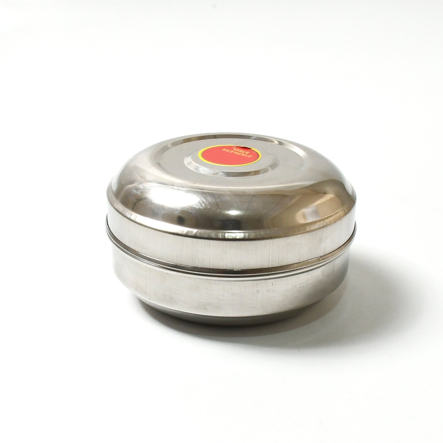 Multi-purpose Stainless Steel Round Shape Tiffin Box - Small Gift For Baby Girl And Baby Boy For Office School  Tuition  Picnic (Big) - Happy Price - Image 6
