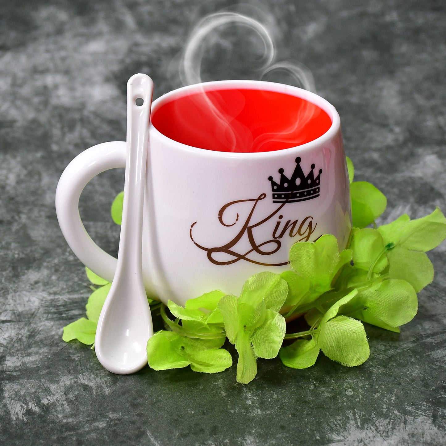 Multi Design Coffee Mug With Spoon And Box Packing. Ceramic Mugs To Gift Your Best Friend Tea Mugs Coffee Mugs Microwave Safe. - Happy Price - Image 2