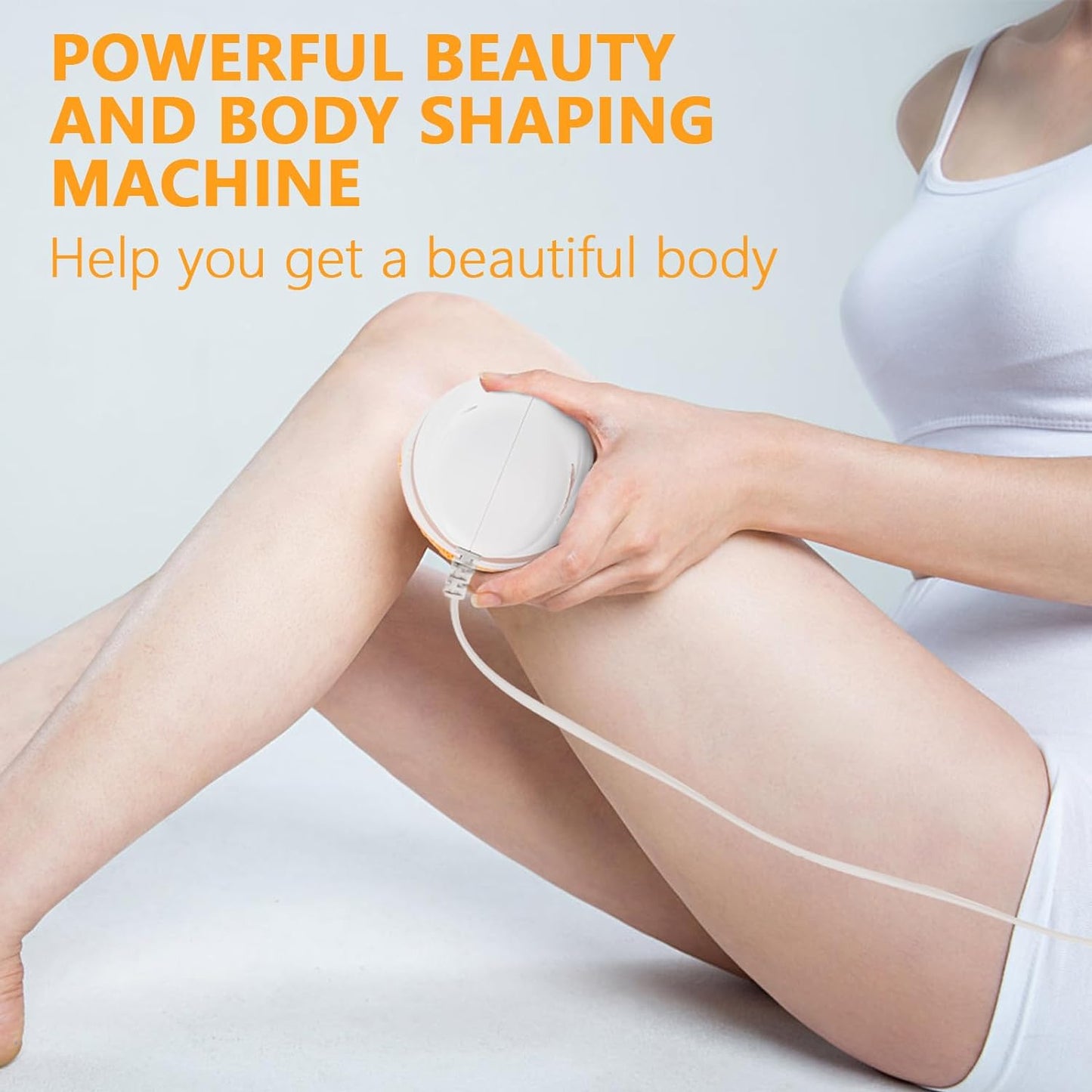 Body Massager Shaping Machine  Body Sculpting Massager With 3 Washable Pads Adjustable Speeds  Electric Handheld Massager For Belly Waist Legs Arms Butt (1 Pc) - Happy Price - Image 3