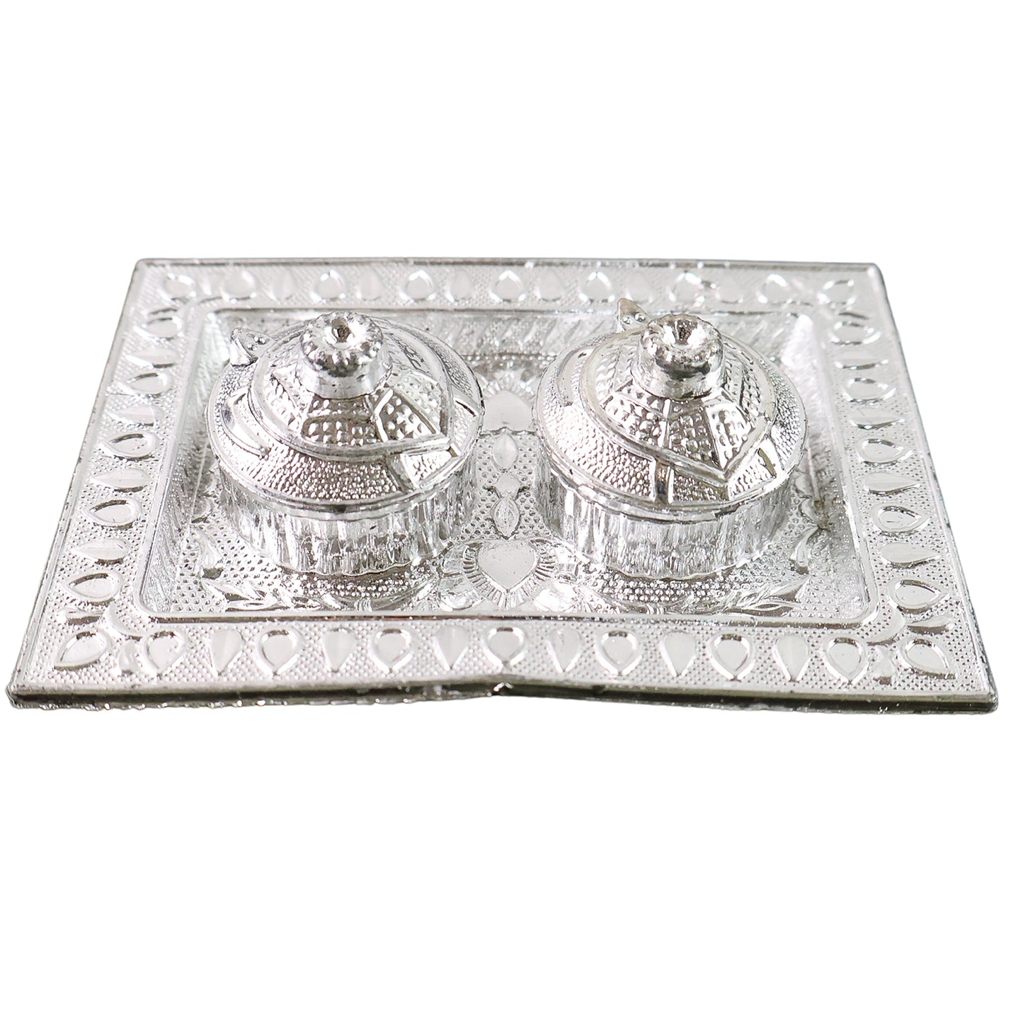 Tray Shape Special Puja Thali (1 Pc  Mix Design) - Happy Price - Image 5