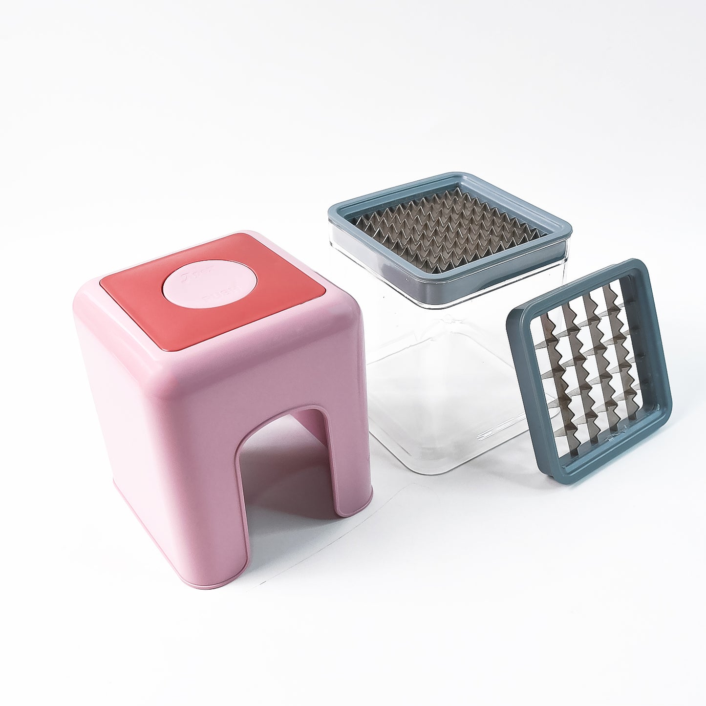 Apex Heavy Duty Potato Chipser  Vegetable Chopper With Dual Blade Set - Happy Price - Image 2