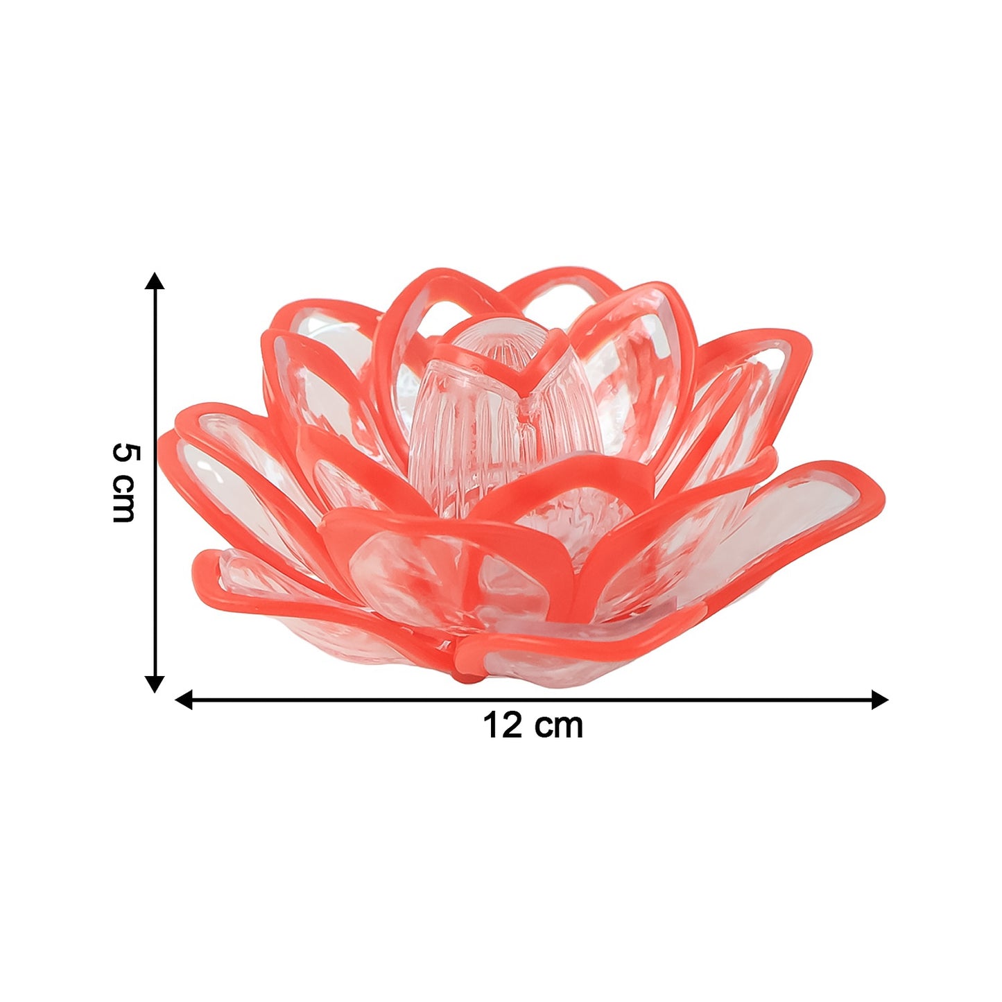 Decorative Lotus Shaped LED Candle Light (1 Pc) - Flameless & Safe for Home Decor - Happy Price - Image 3