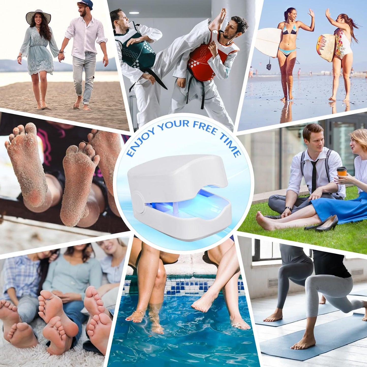 Rechargeable Nail Fungus Treatment For Toenail Toe Nail Fungal Treatment Nail Fungus Laser Device Anti-fungal Nail Treatment For Hand  Feet Infections Remover For Home Use - Happy Price - Image 7