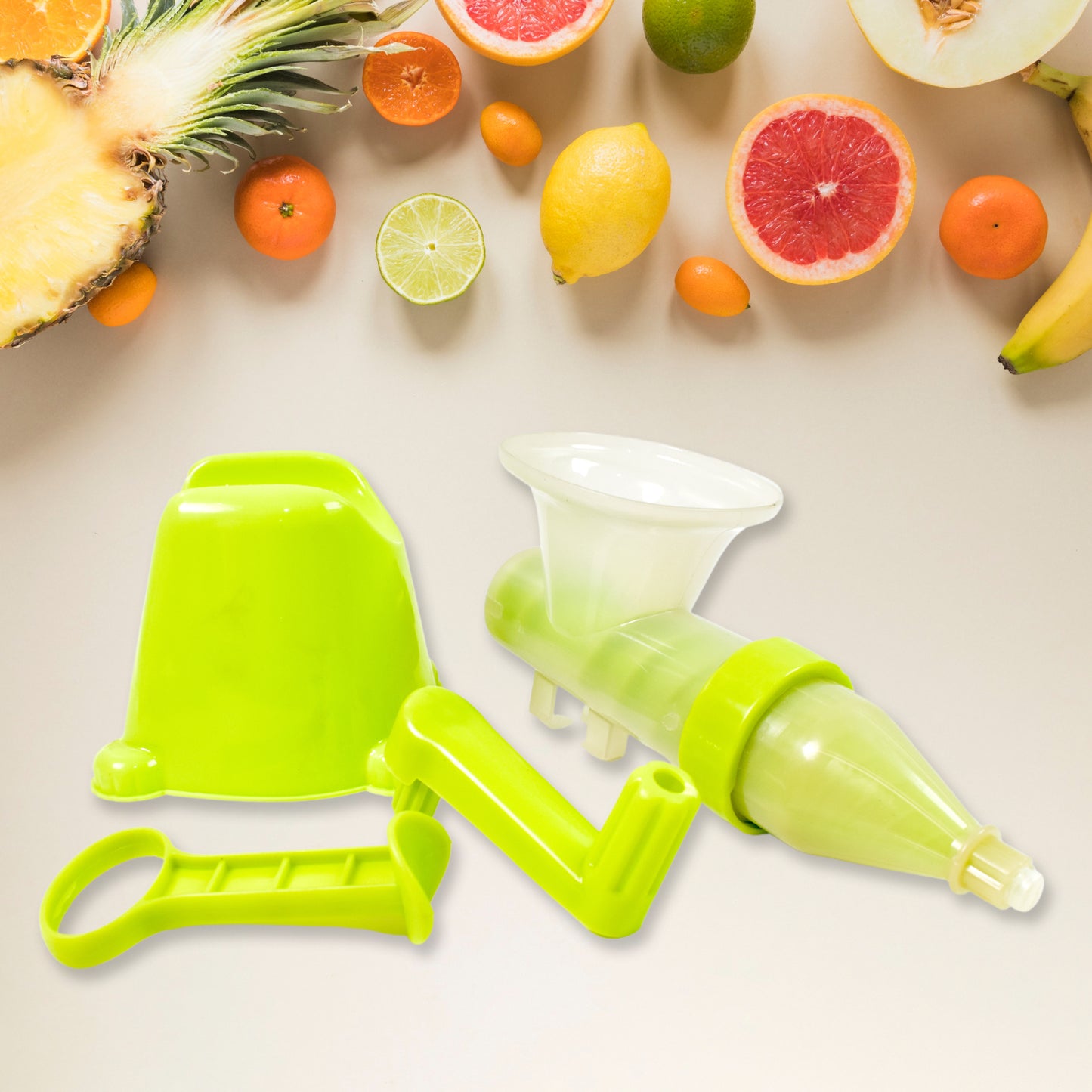 Manual Juicer Modern Plastic Fruit And Vegetable Juicer (1 Pc  Bowl Not Included) - Happy Price - Image 3